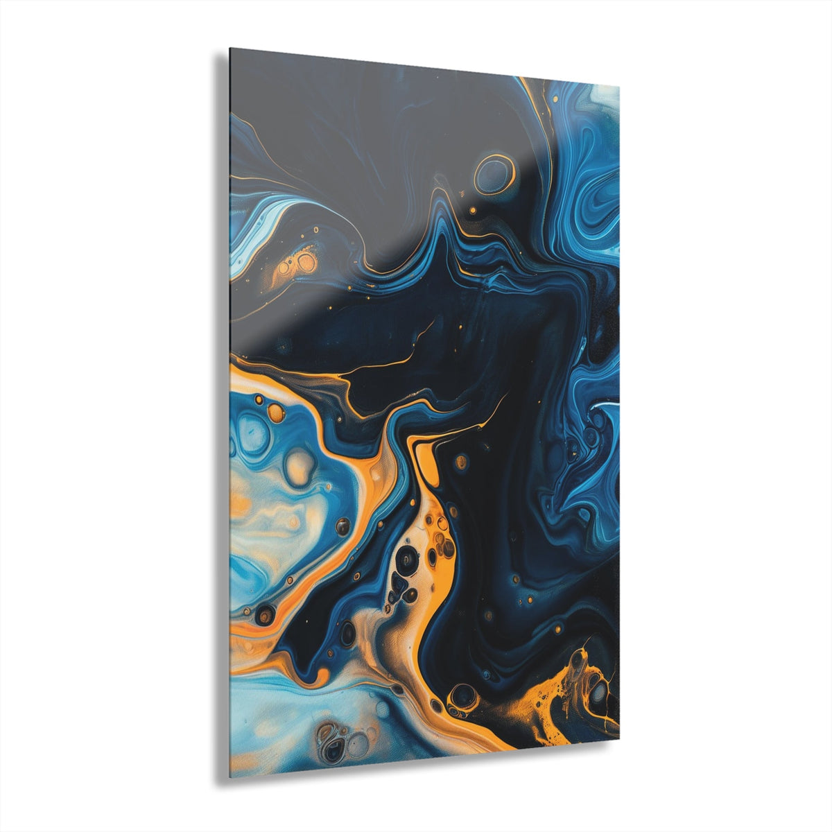 Cobalt Current Acrylic Print - JG Visual Arts