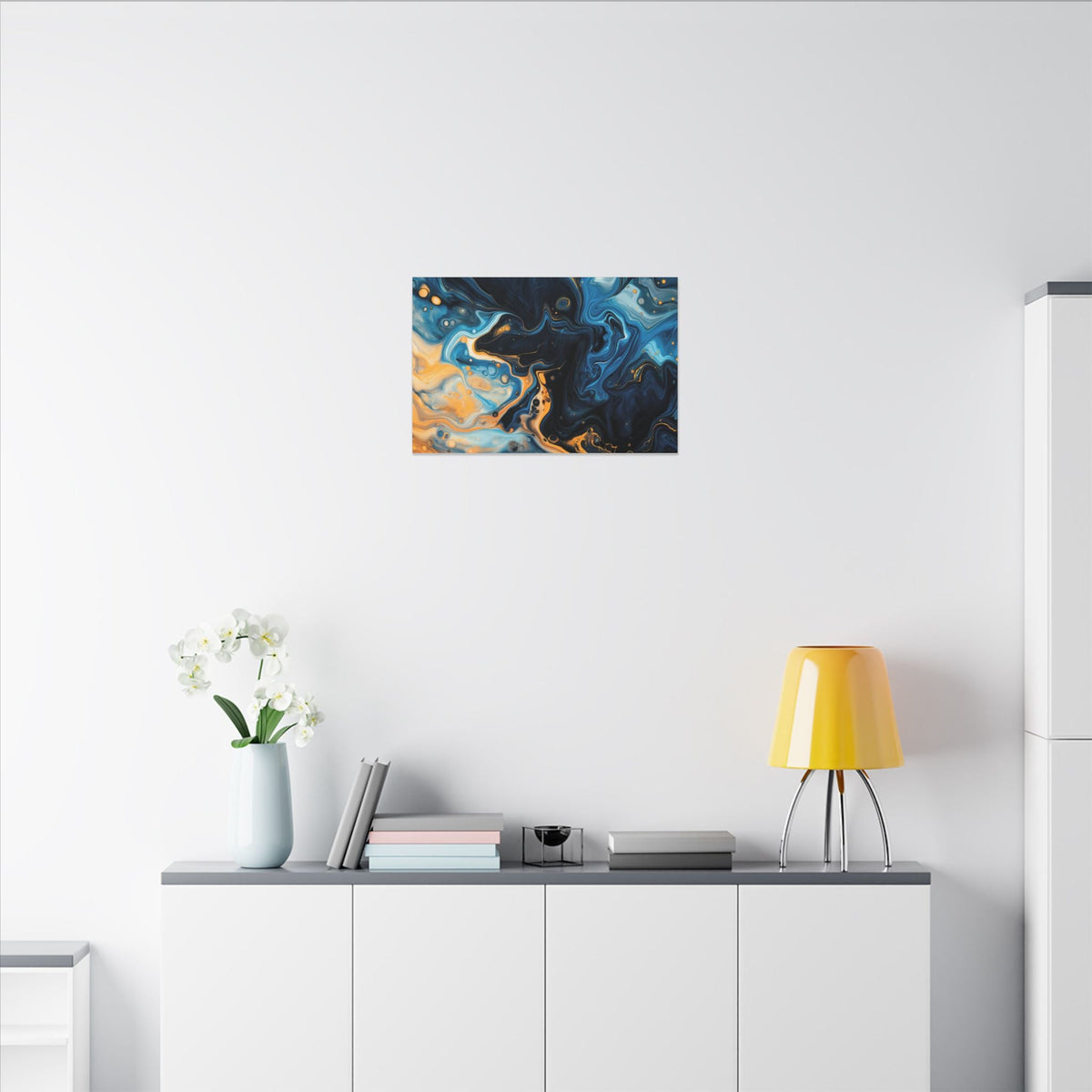 Cobalt Current Canvas - JG Visual Arts