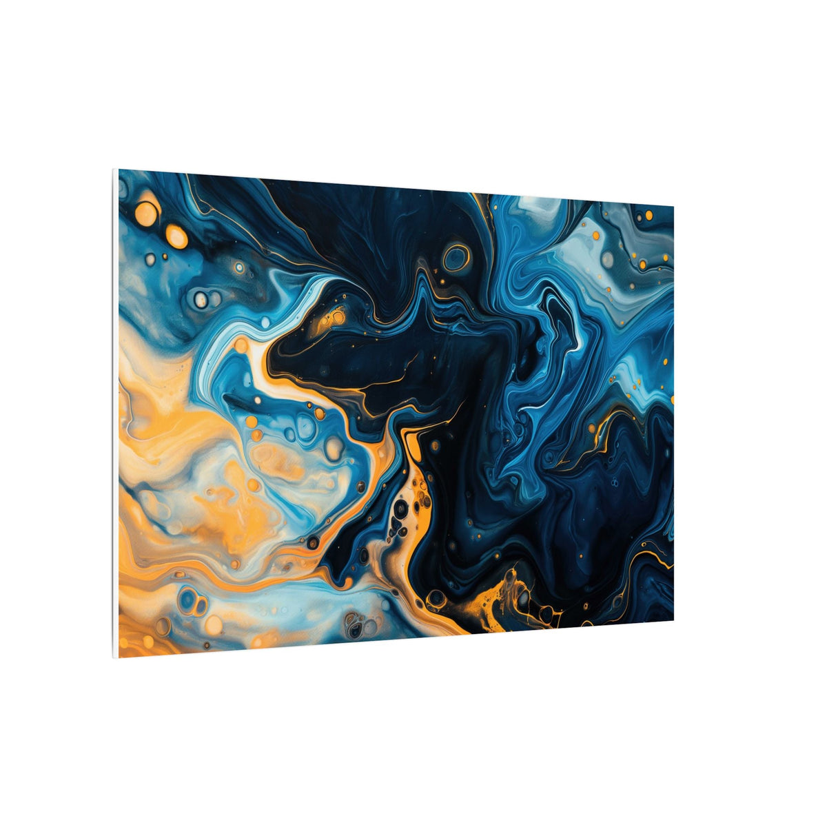 Cobalt Current Canvas - JG Visual Arts