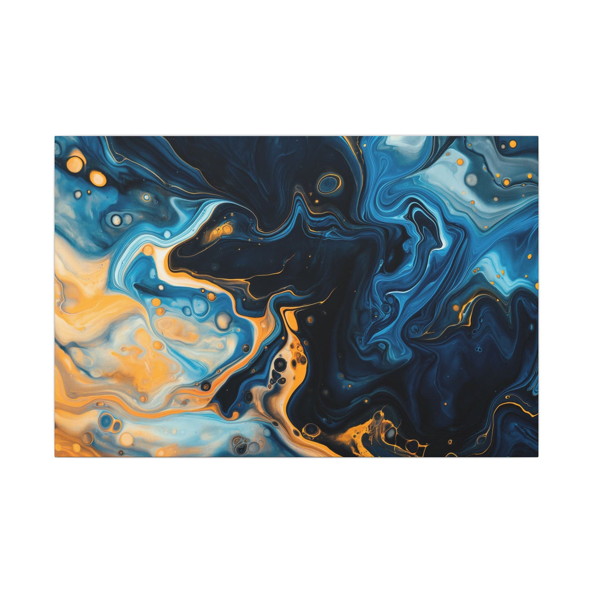 Cobalt Current Canvas - JG Visual Arts