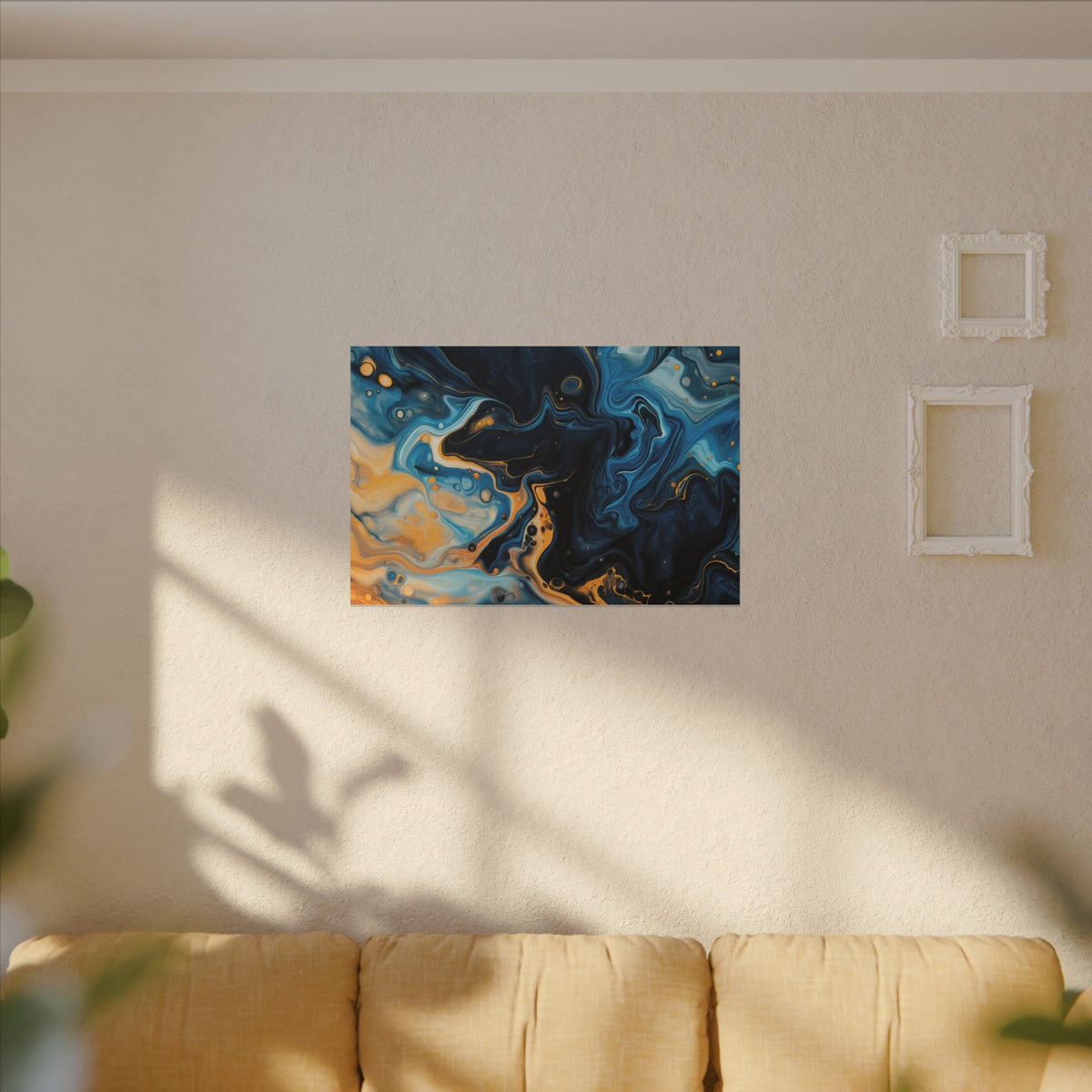 Cobalt Current Canvas - JG Visual Arts
