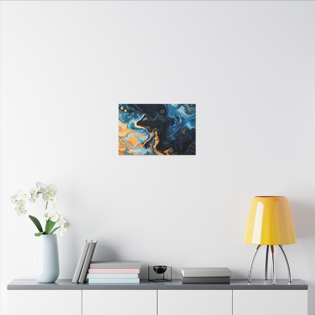 Cobalt Current Canvas - JG Visual Arts