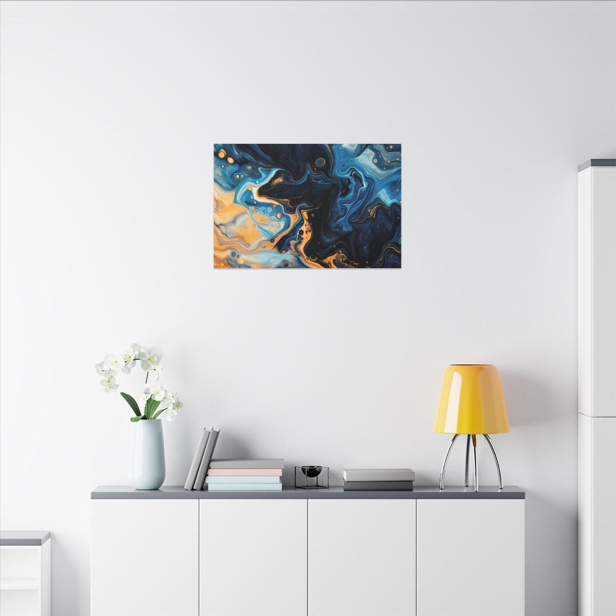Cobalt Current Canvas - JG Visual Arts