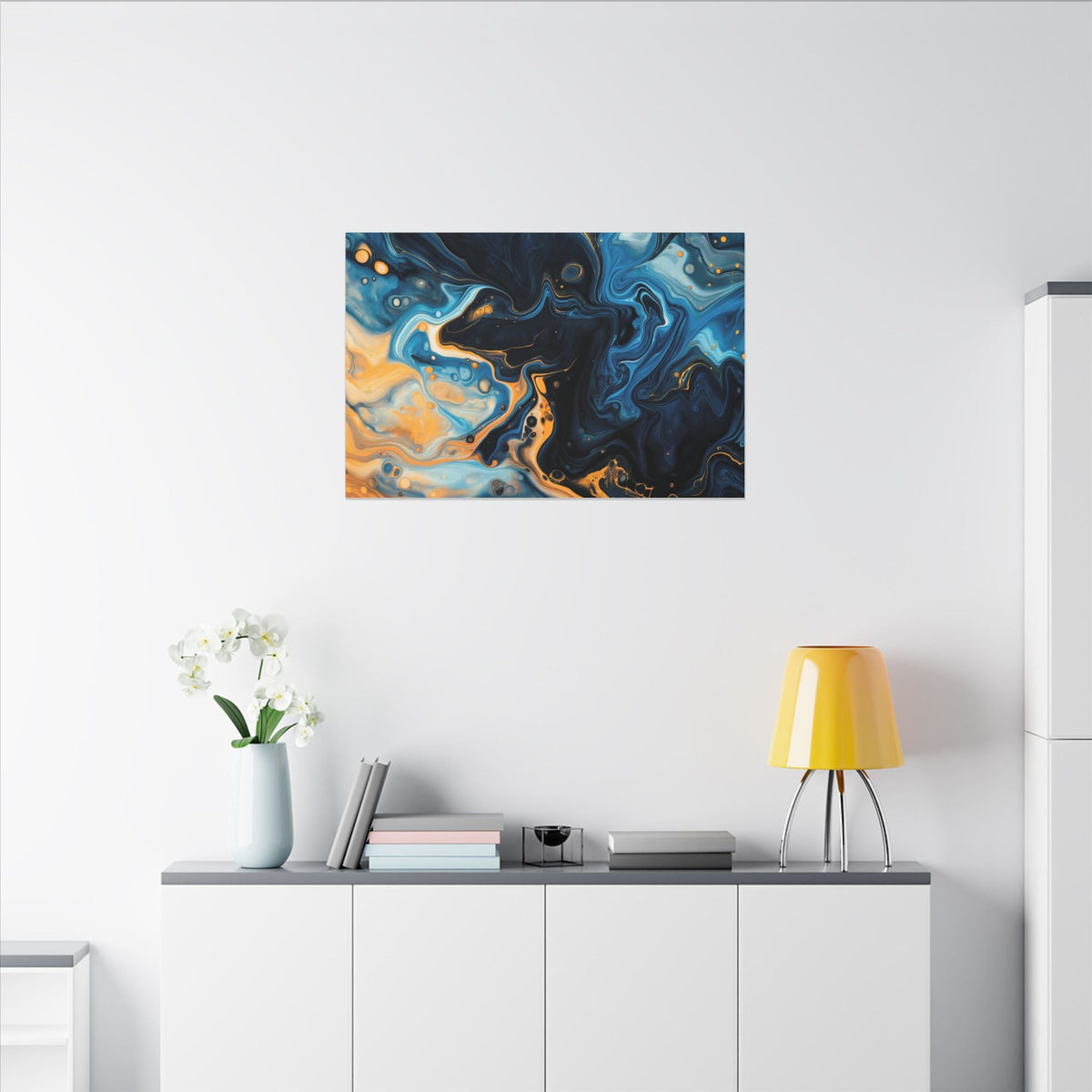 Cobalt Current Canvas - JG Visual Arts