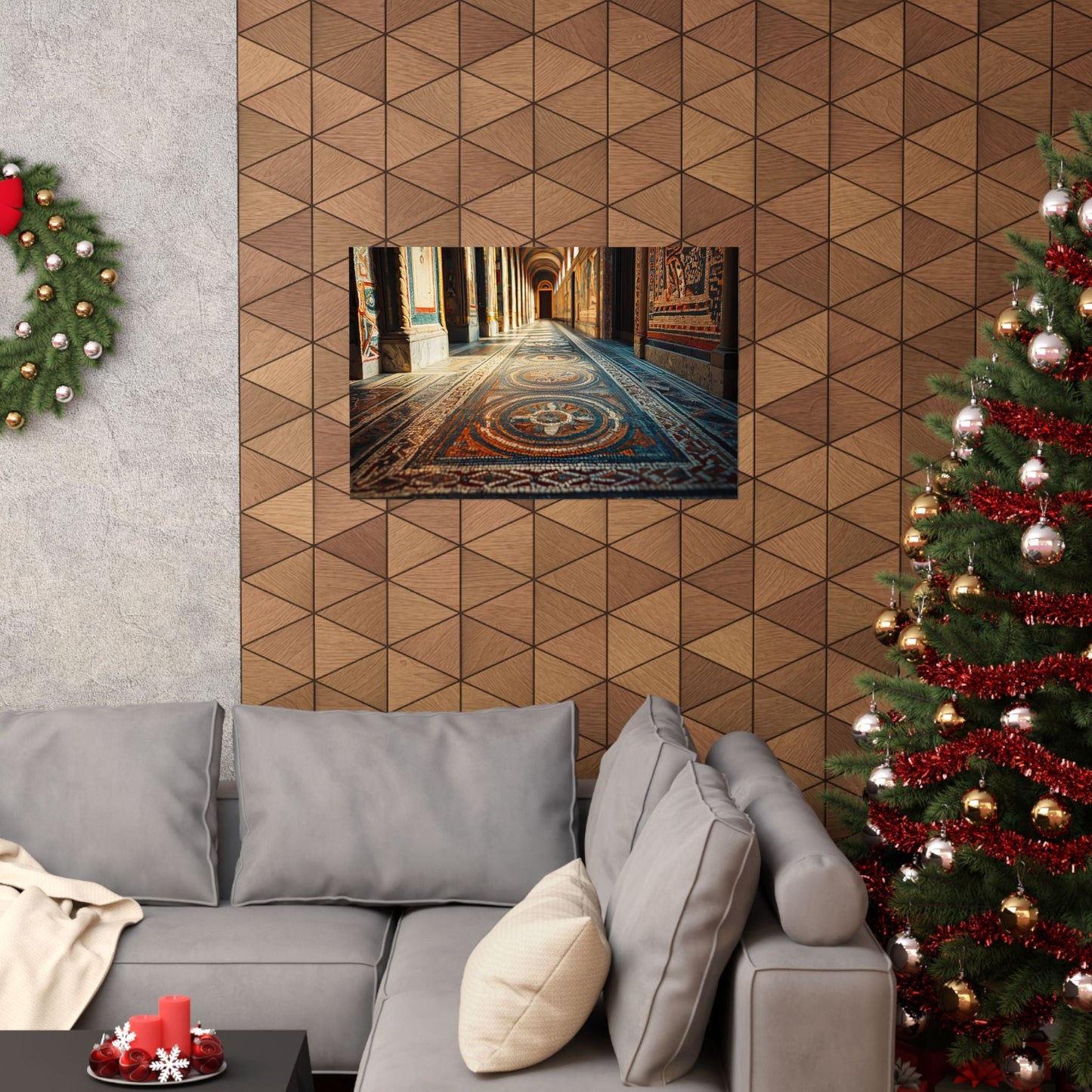 Corridor of Mosaics Poster - JG Visual Arts