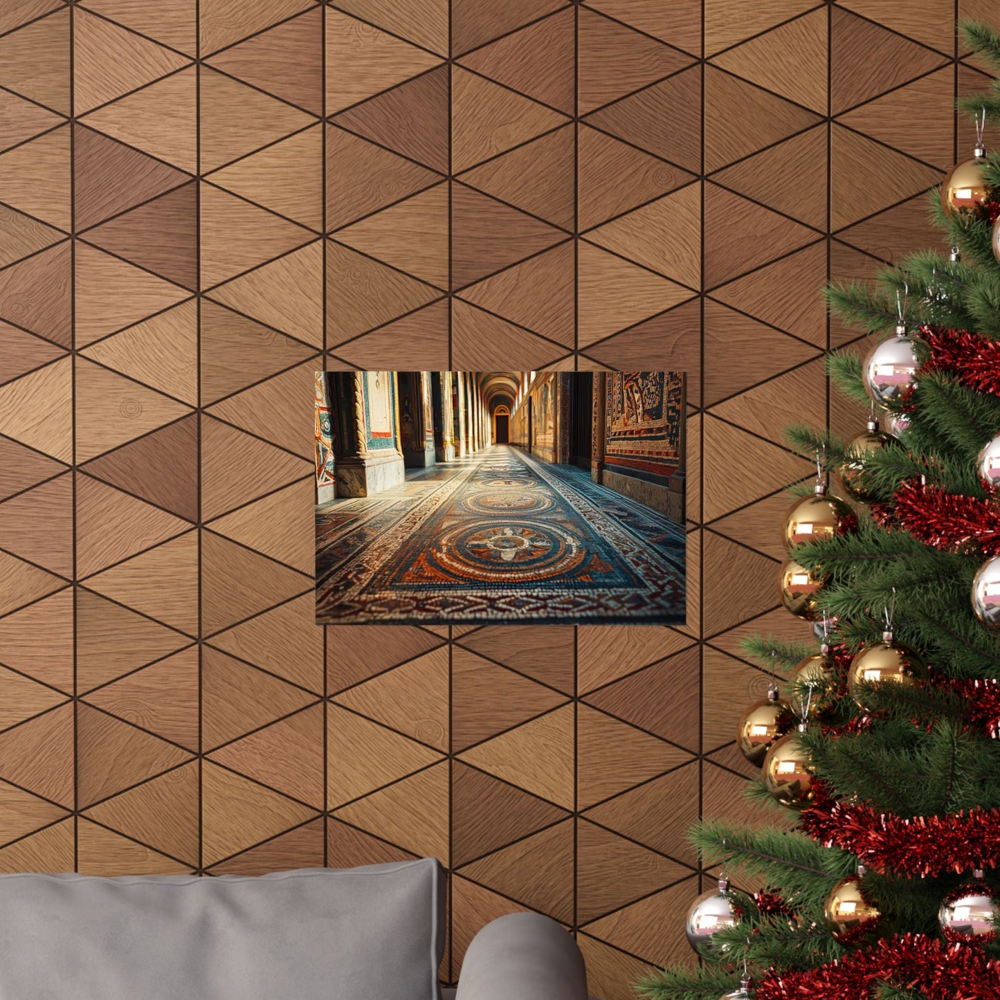 Corridor of Mosaics Poster - JG Visual Arts