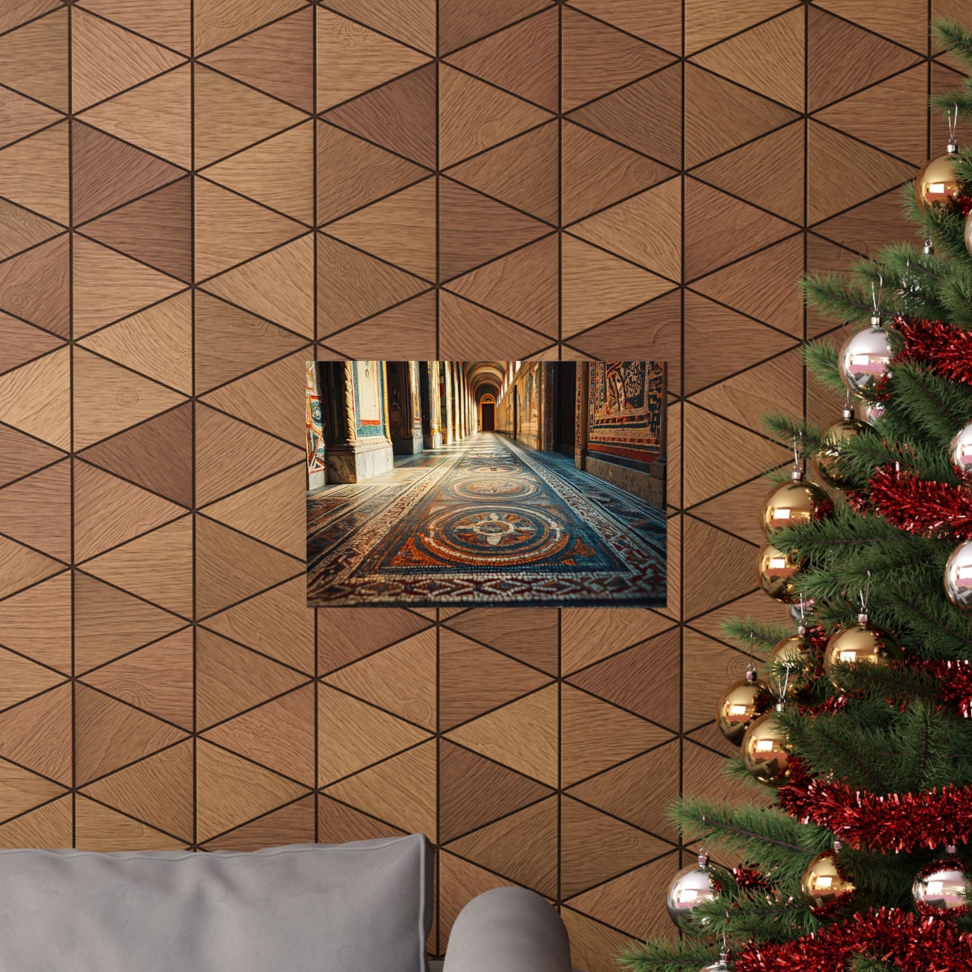Corridor of Mosaics Poster - JG Visual Arts