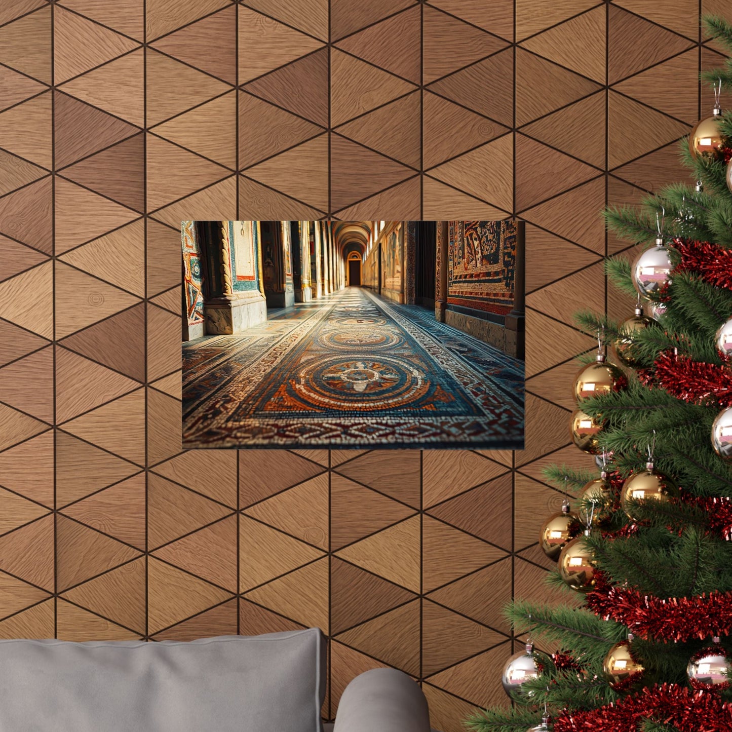 Corridor of Mosaics Poster - JG Visual Arts