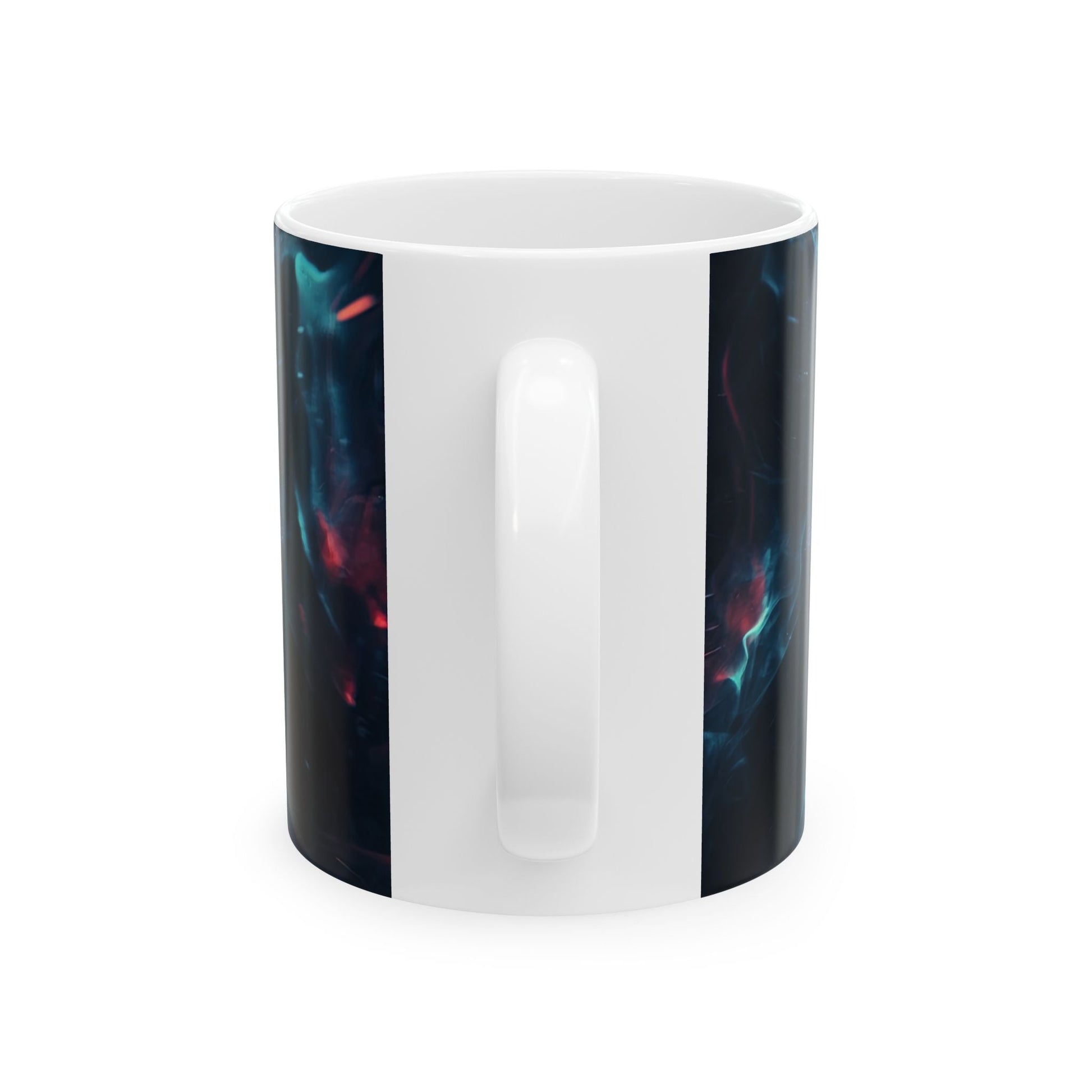 Crystal Mandala — Ember & Ice Kaleidoscope Mug - JG Visual Arts