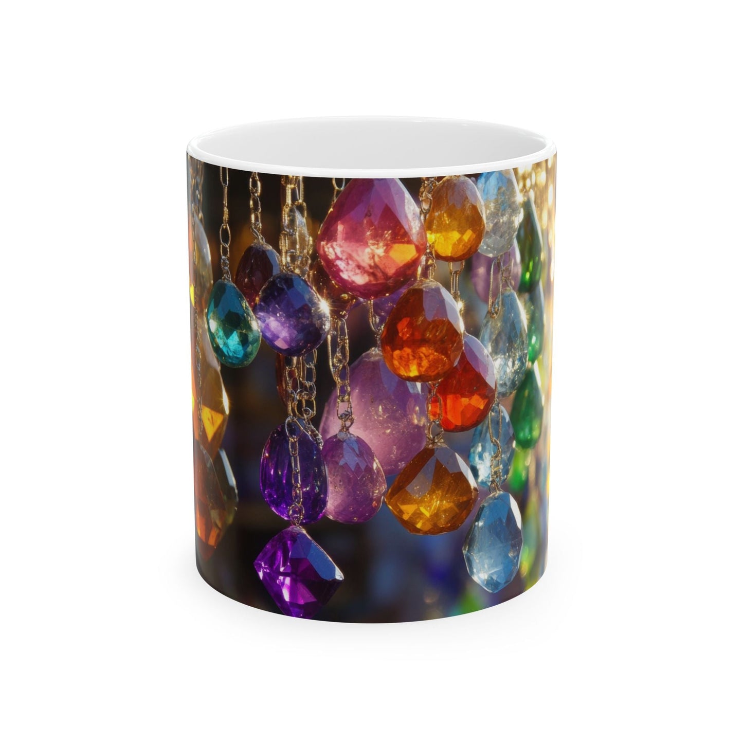 Crystal Rain — Hanging Gems Mug - JG Visual Arts