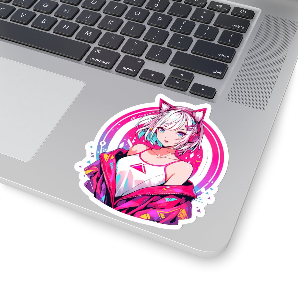 Cybernetic Dreams: Neon Pulse, Sticker - JDG Visual Arts