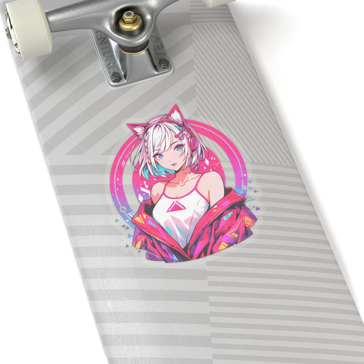 Cybernetic Dreams: Neon Pulse, Sticker - JDG Visual Arts