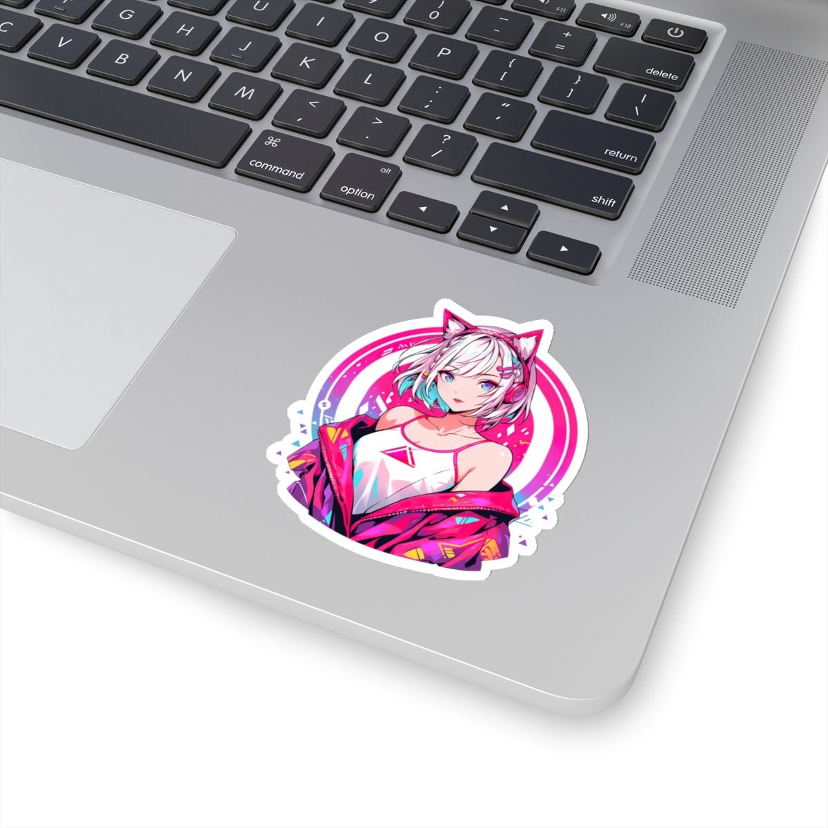 Cybernetic Dreams: Neon Pulse, Sticker - JDG Visual Arts