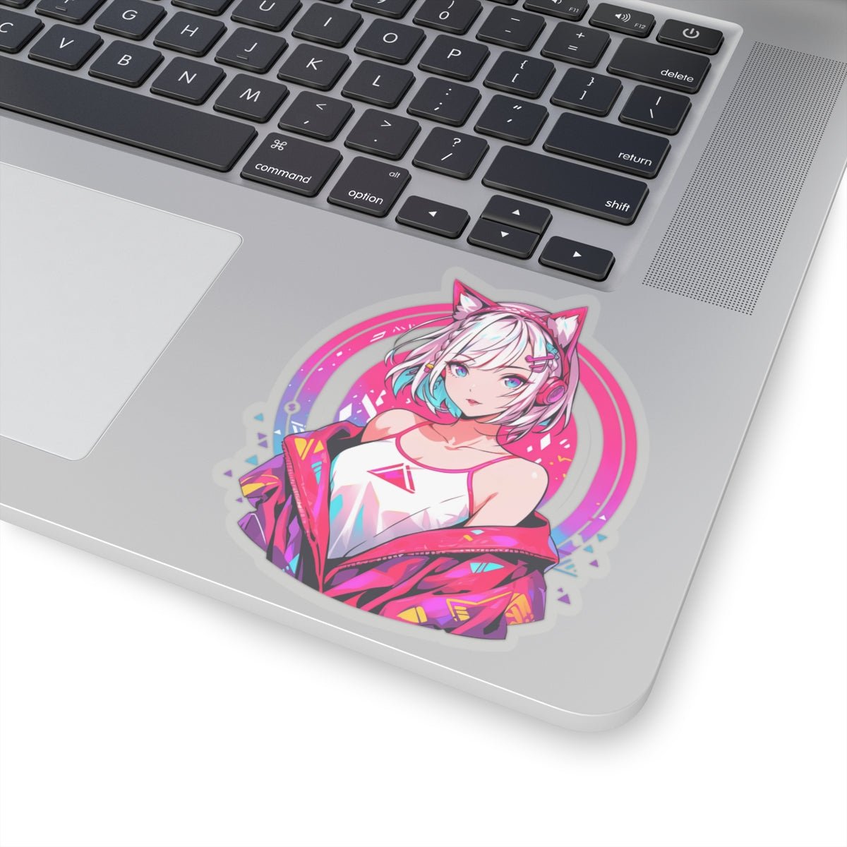 Cybernetic Dreams: Neon Pulse, Sticker - JDG Visual Arts
