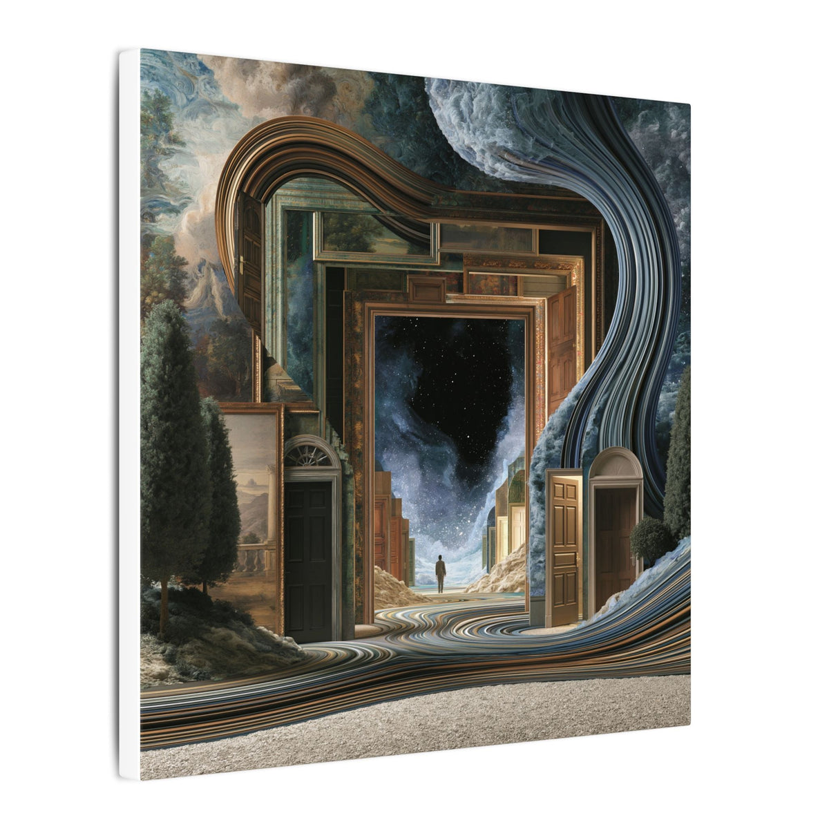 Doors of Perception — Square Canvas - JG Visual Arts