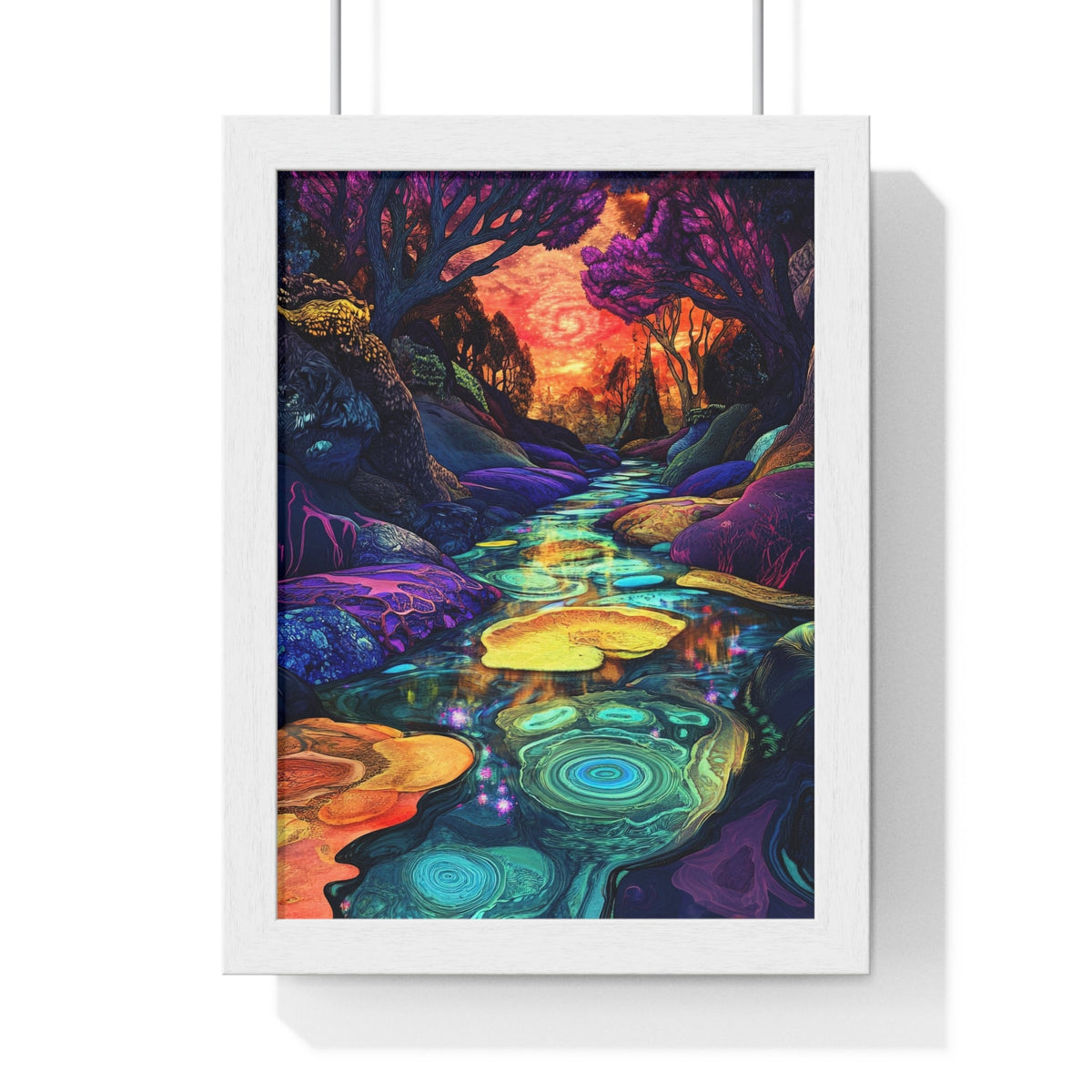 Dreamscape River Framed Print - JG Visual Arts