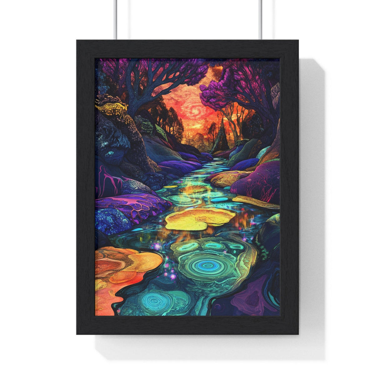 Dreamscape River Framed Print - JG Visual Arts