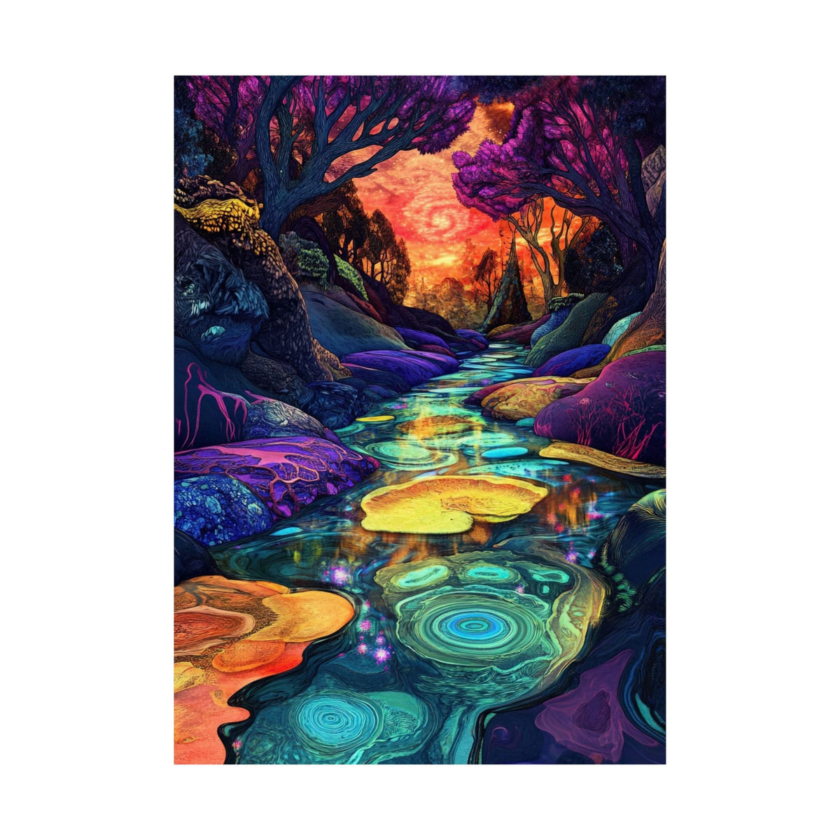 Dreamscape River Poster - JG Visual Arts