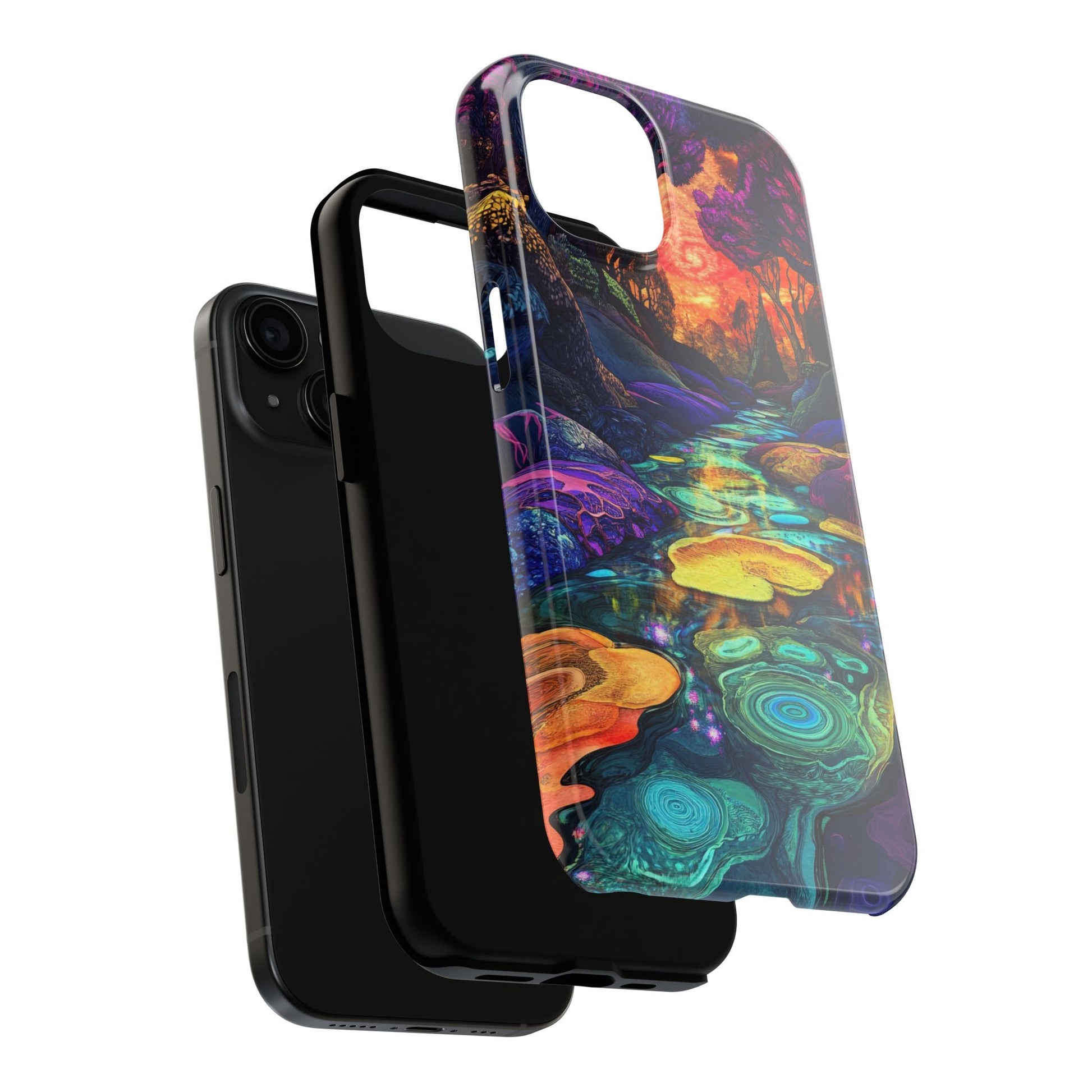 Dreamscape River — Psychedelic Canyon Phone Case - JDG Visual Arts