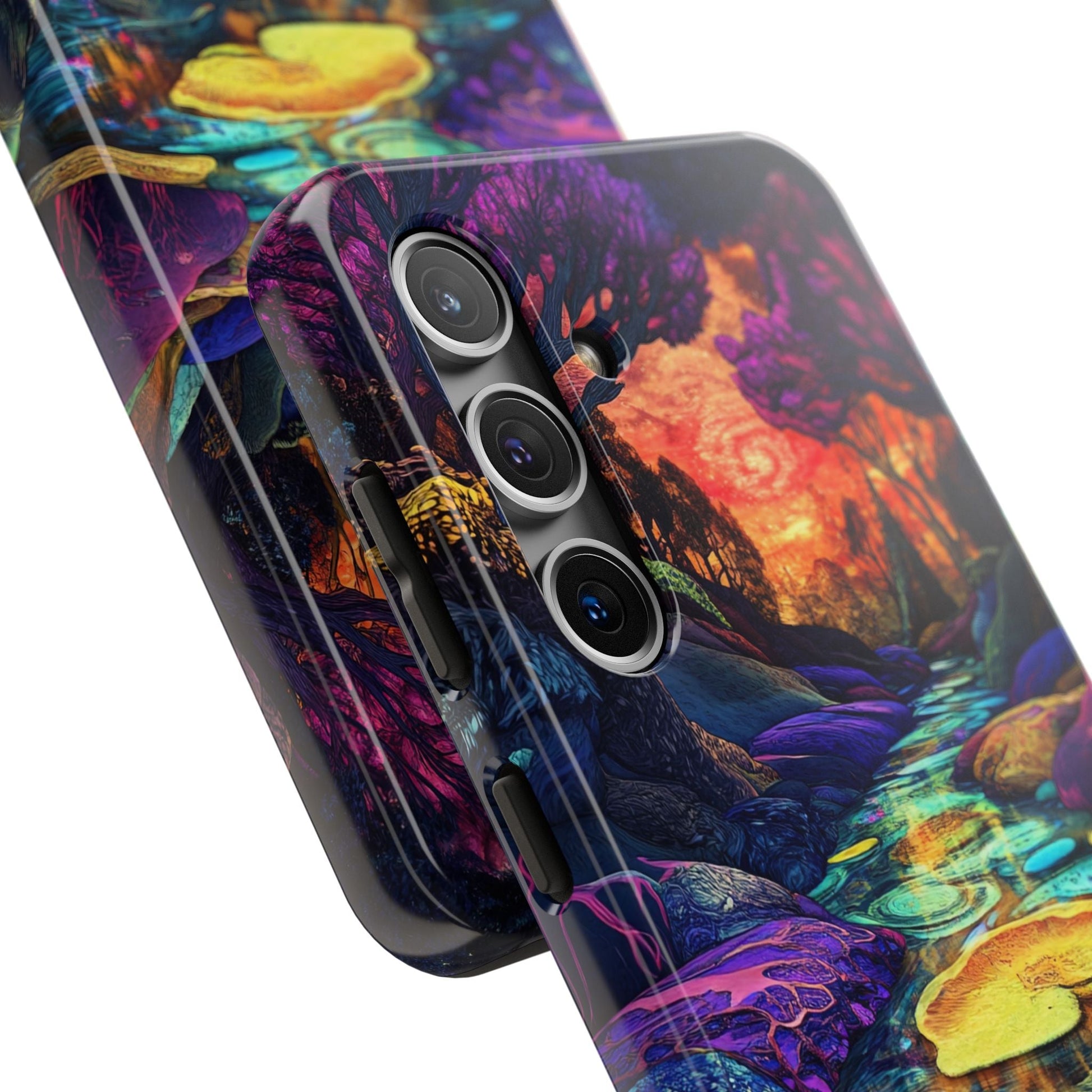 Dreamscape River — Psychedelic Canyon Phone Case - JDG Visual Arts