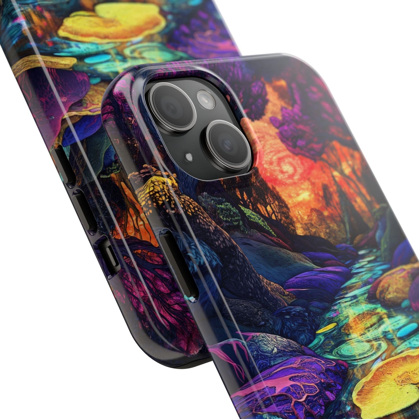Dreamscape River — Psychedelic Canyon Phone Case - JDG Visual Arts