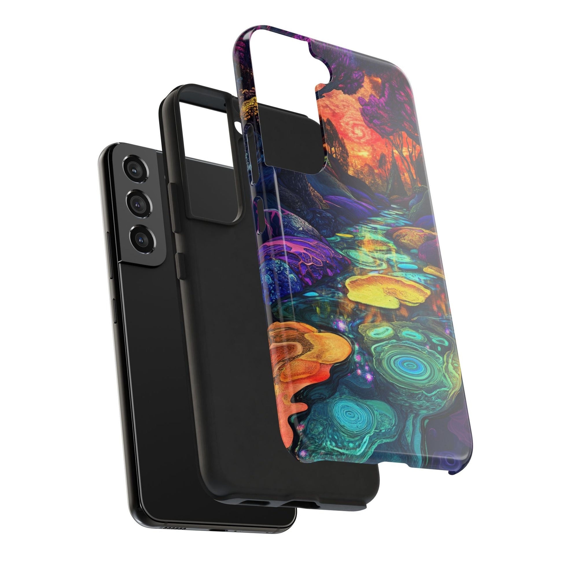 Dreamscape River — Psychedelic Canyon Phone Case - JDG Visual Arts