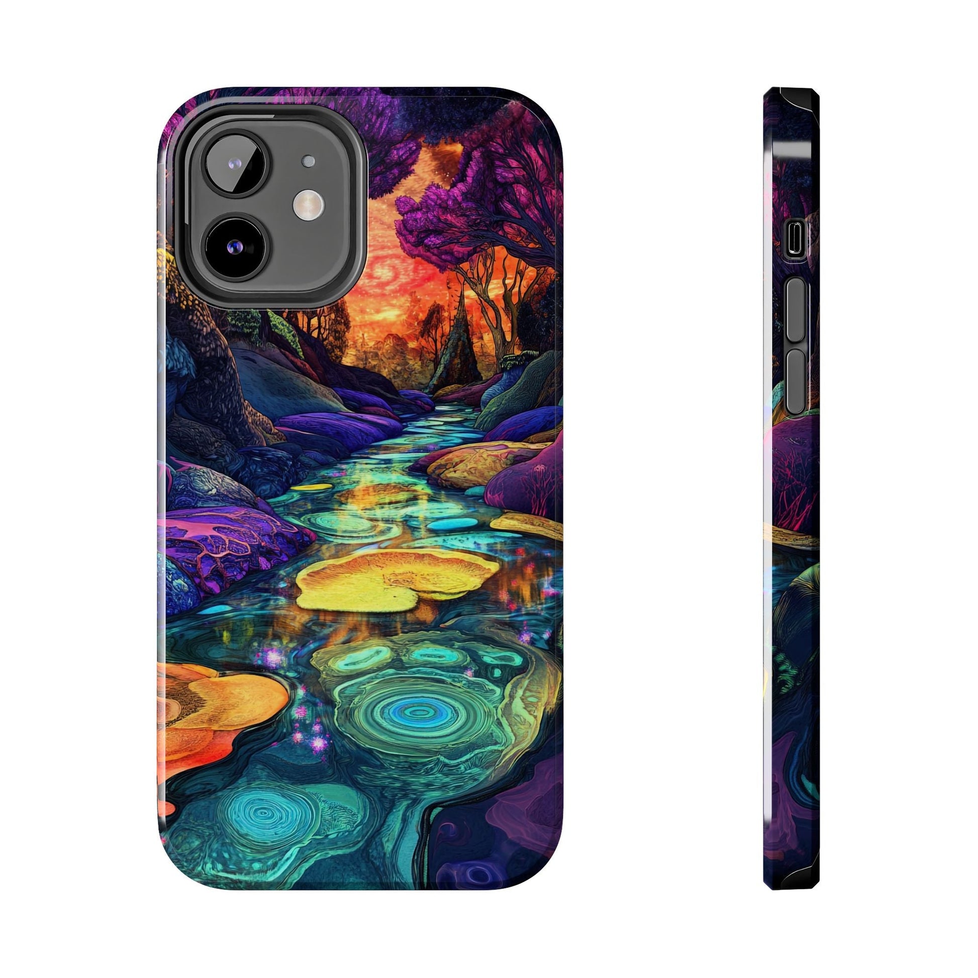 Dreamscape River — Psychedelic Canyon Phone Case - JG Visual Arts
