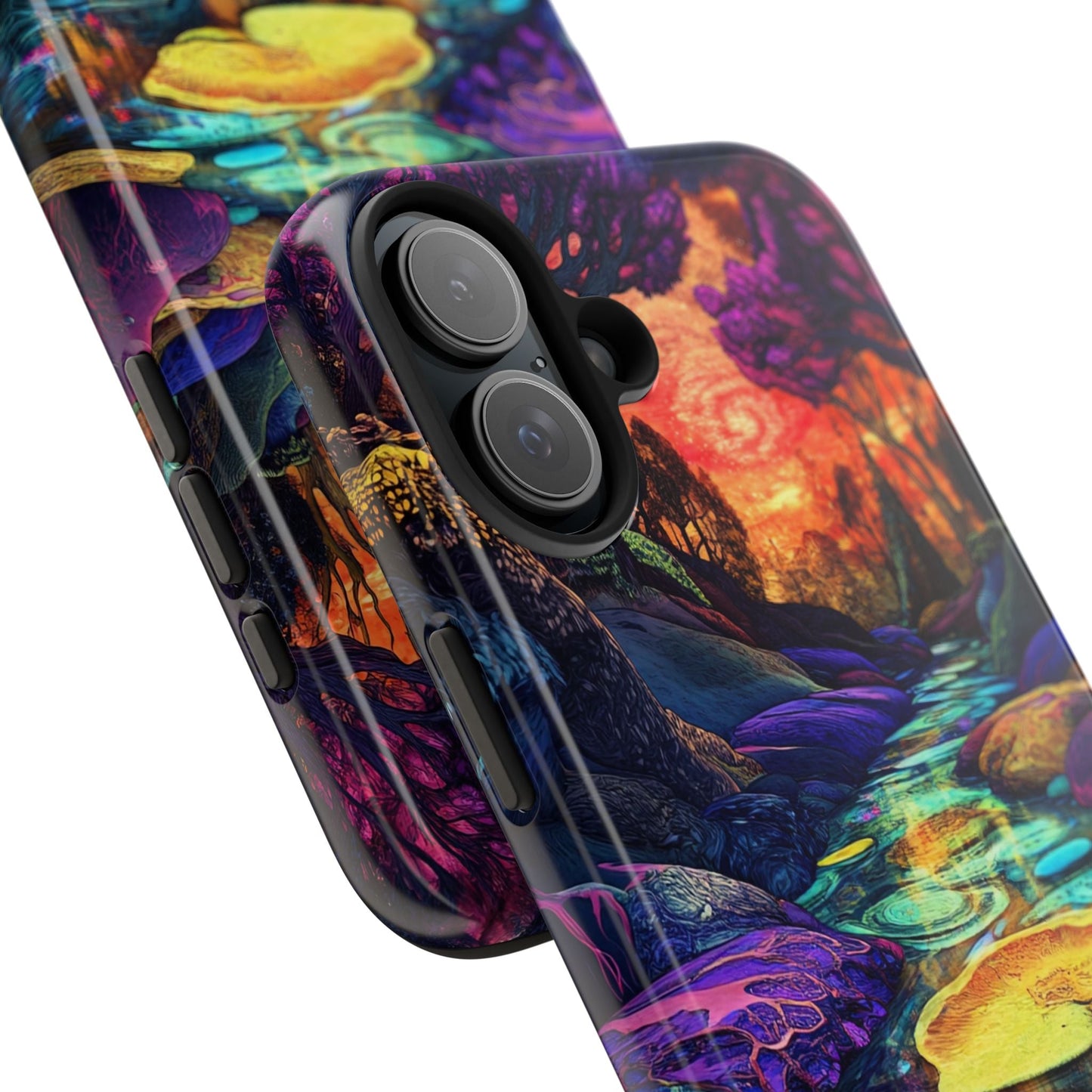 Dreamscape River — Psychedelic Canyon Phone Case - JDG Visual Arts