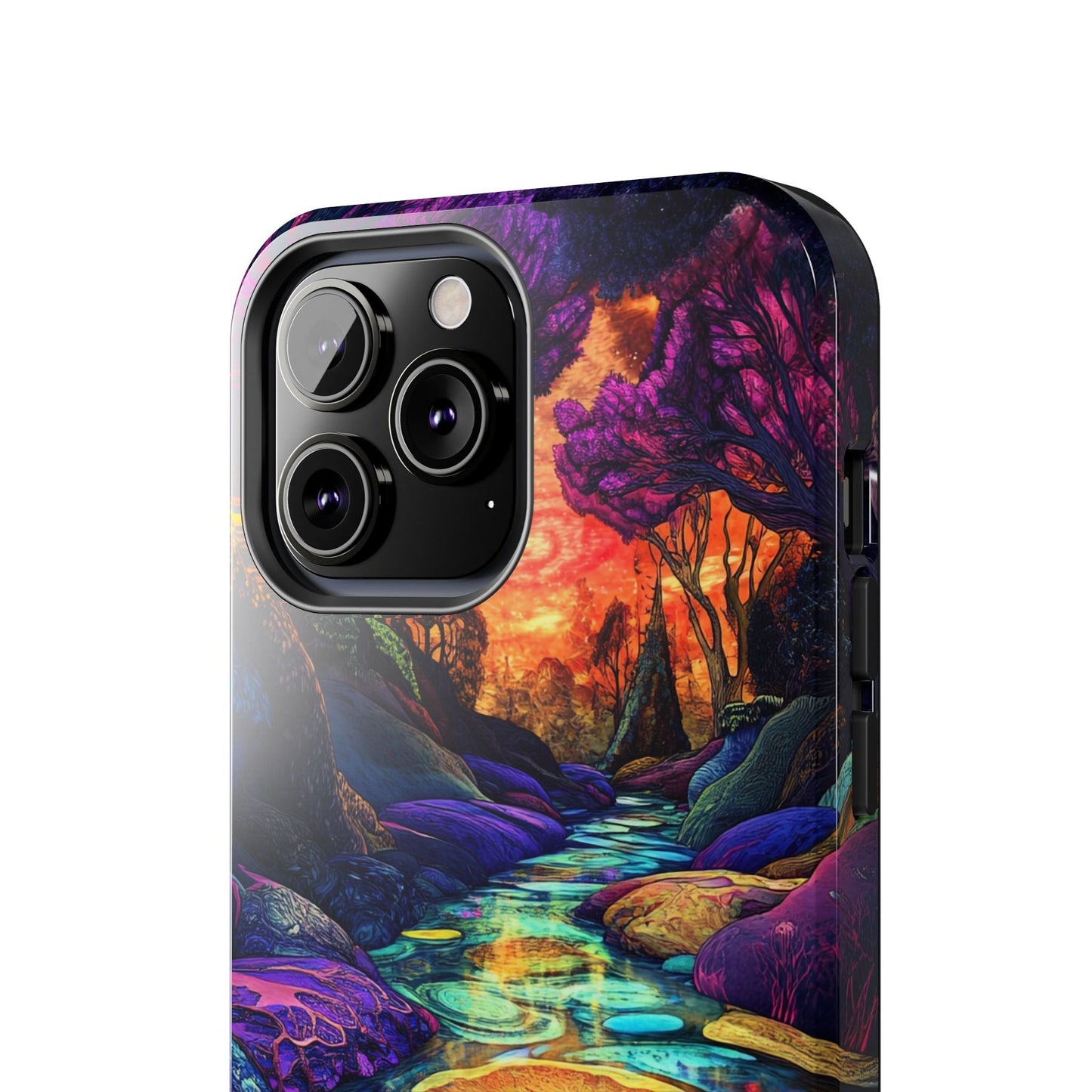Dreamscape River — Psychedelic Canyon Phone Case - JDG Visual Arts