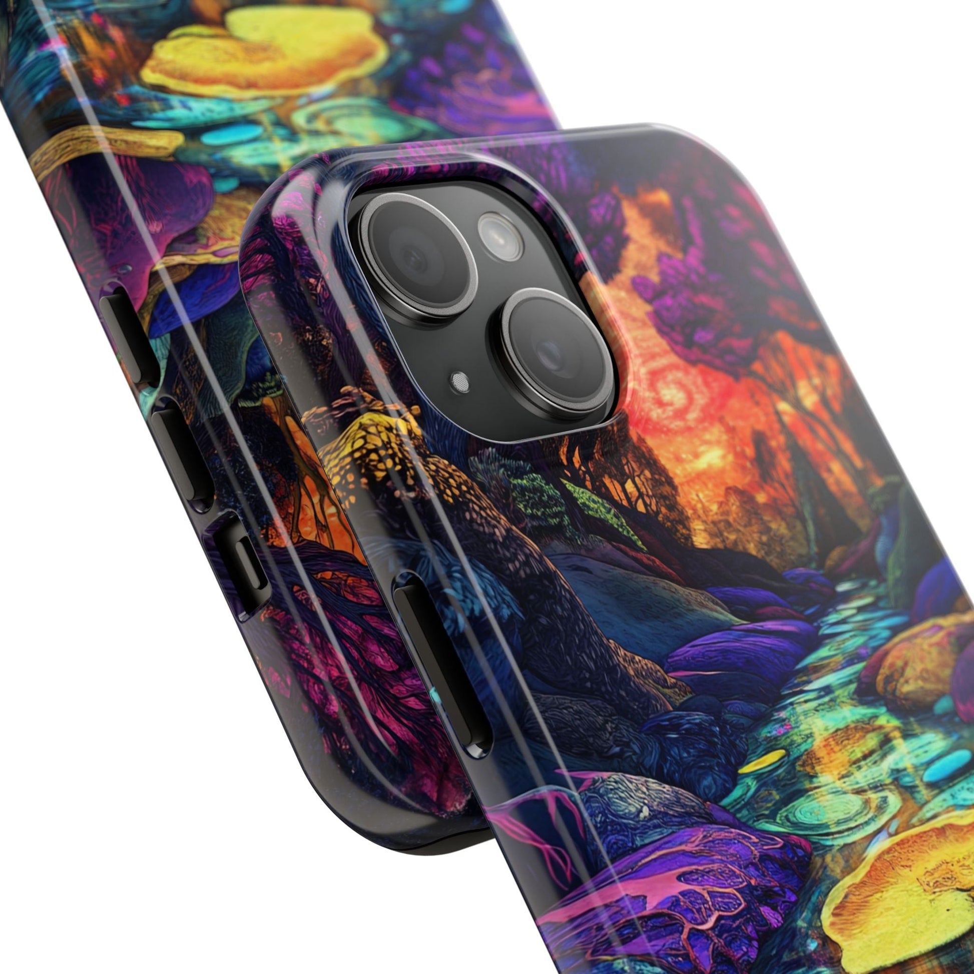 Dreamscape River — Psychedelic Canyon Phone Case - JDG Visual Arts