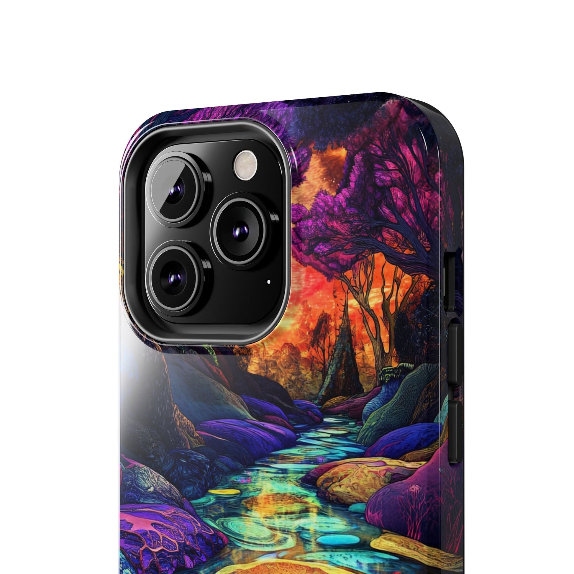 Dreamscape River — Psychedelic Canyon Phone Case - JDG Visual Arts
