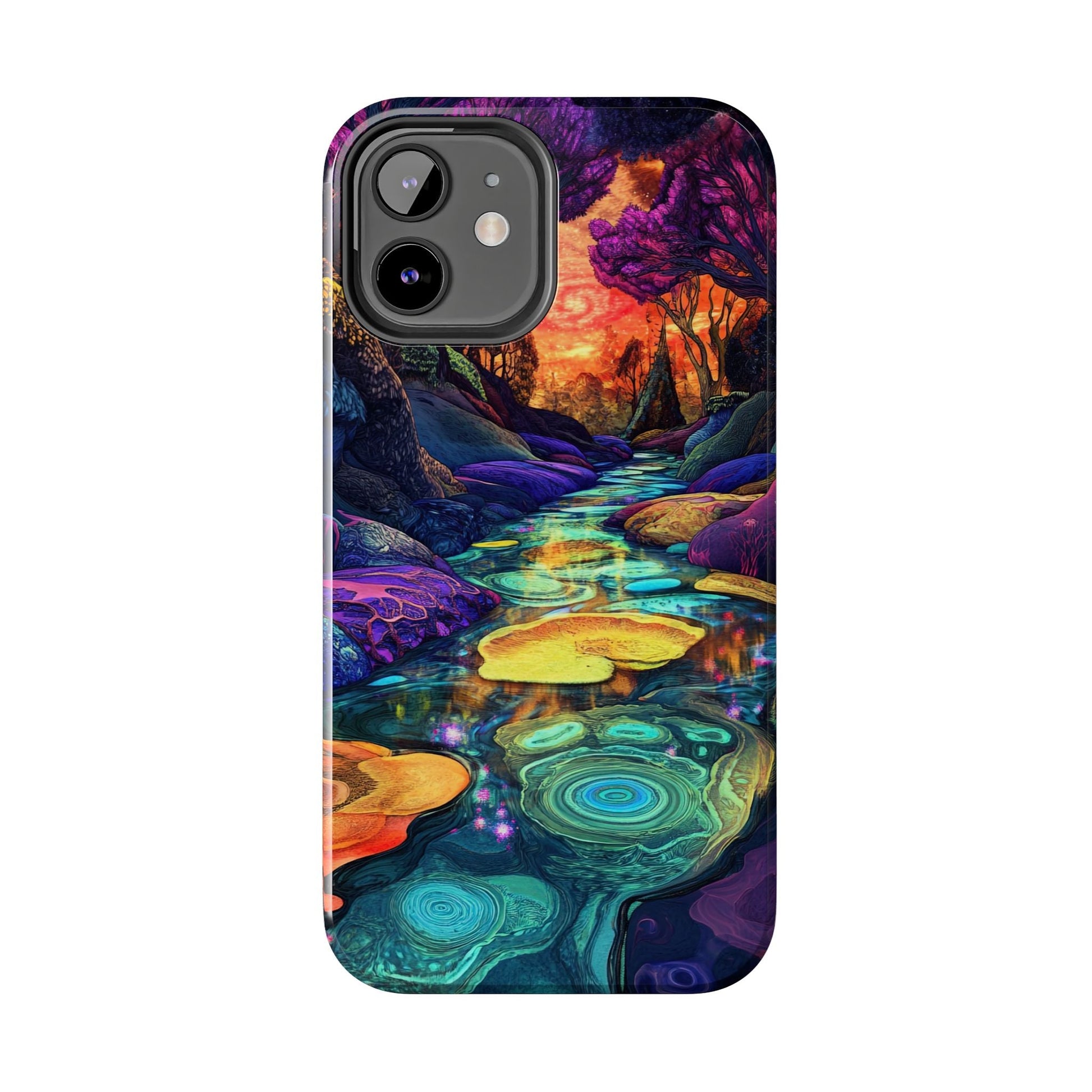 Dreamscape River — Psychedelic Canyon Phone Case - JG Visual Arts