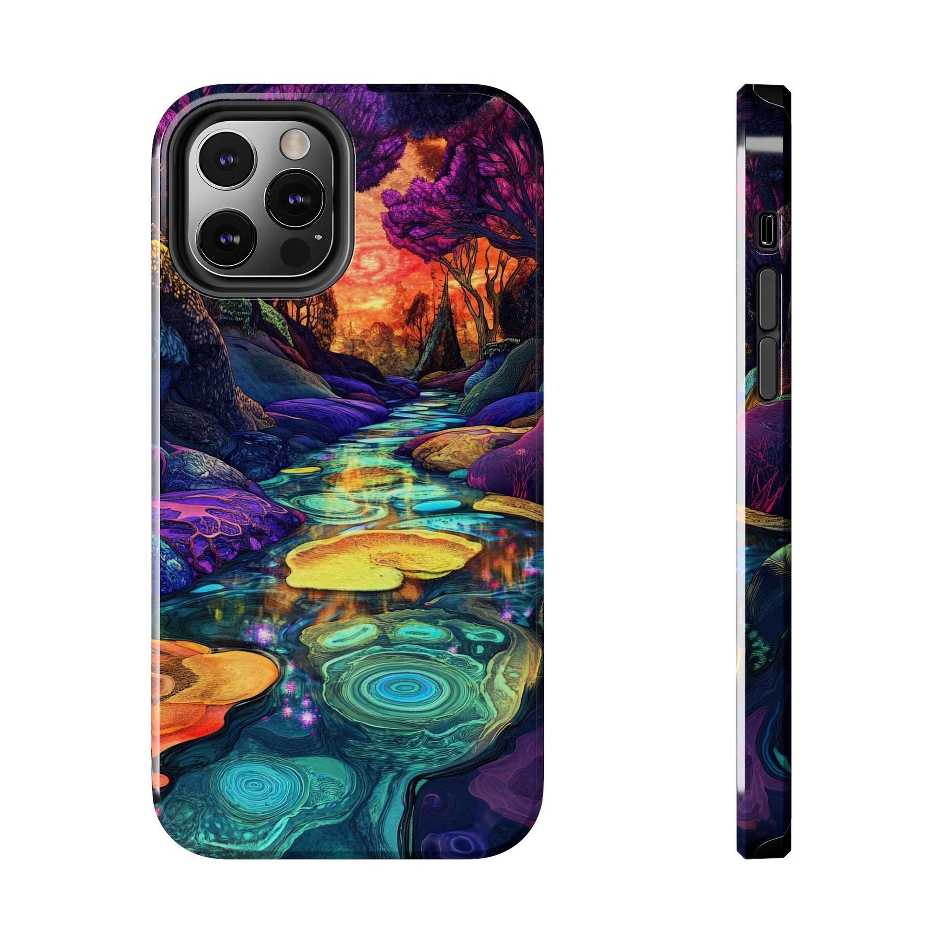Dreamscape River — Psychedelic Canyon Phone Case - JG Visual Arts
