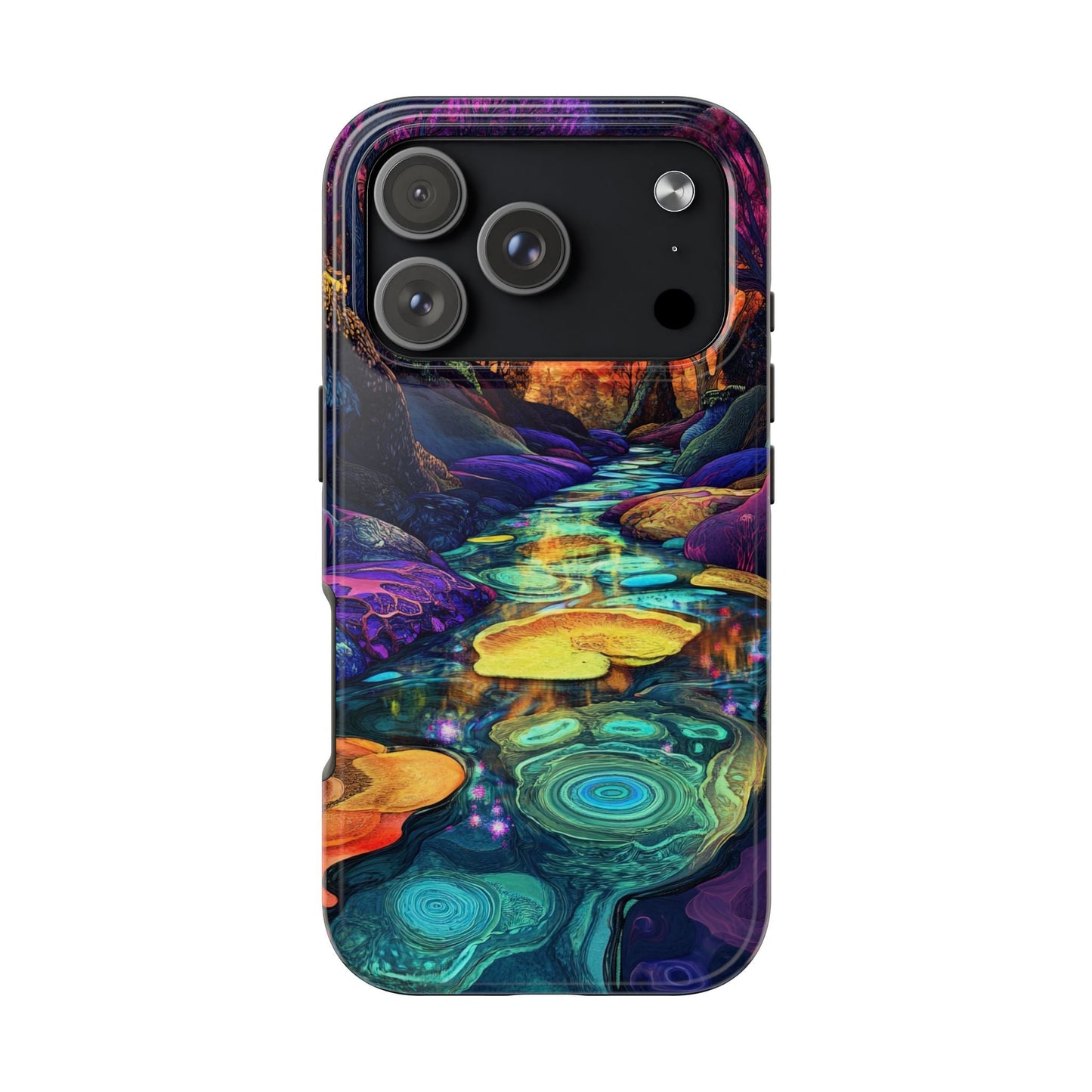 Dreamscape River — Psychedelic Canyon Phone Case - JG Visual Arts