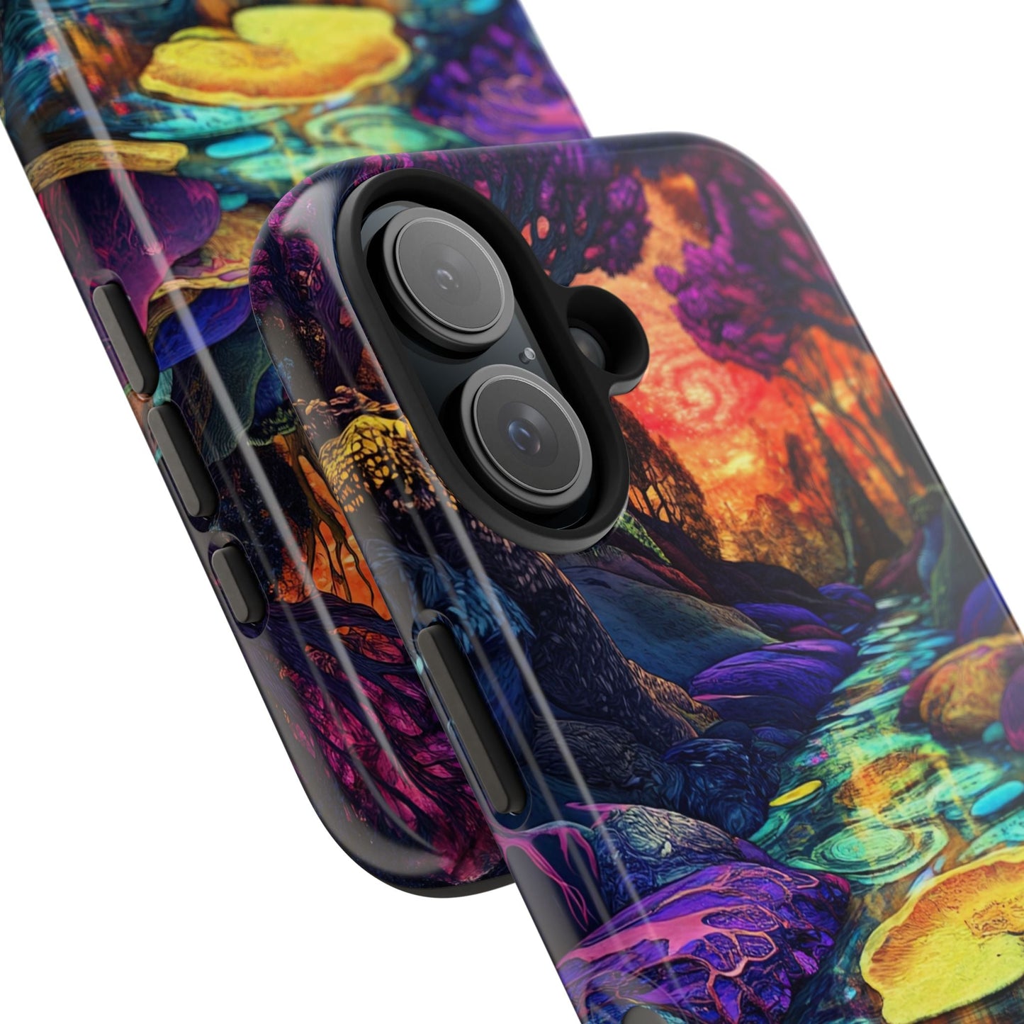 Dreamscape River — Psychedelic Canyon Phone Case - JDG Visual Arts