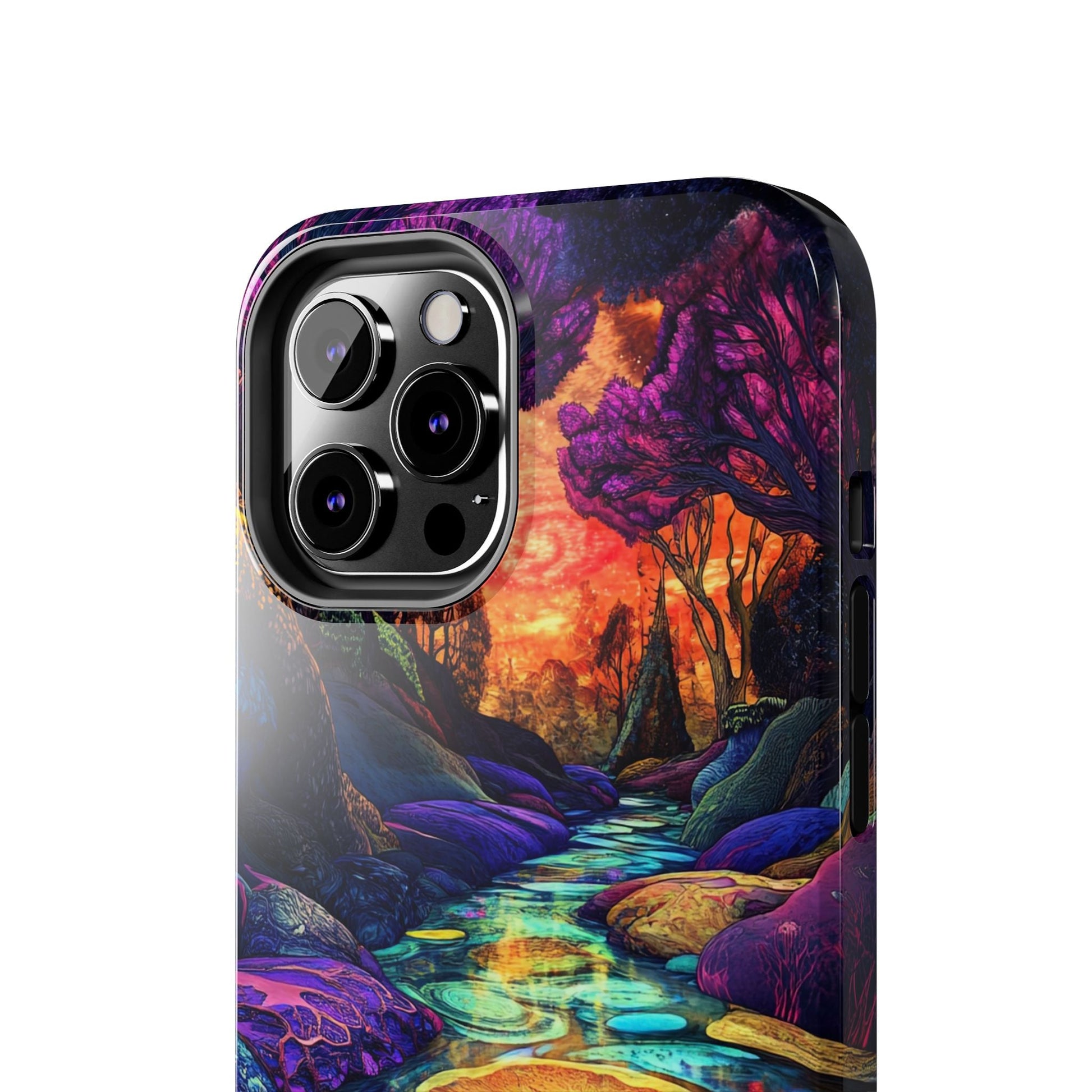 Dreamscape River — Psychedelic Canyon Phone Case - JDG Visual Arts
