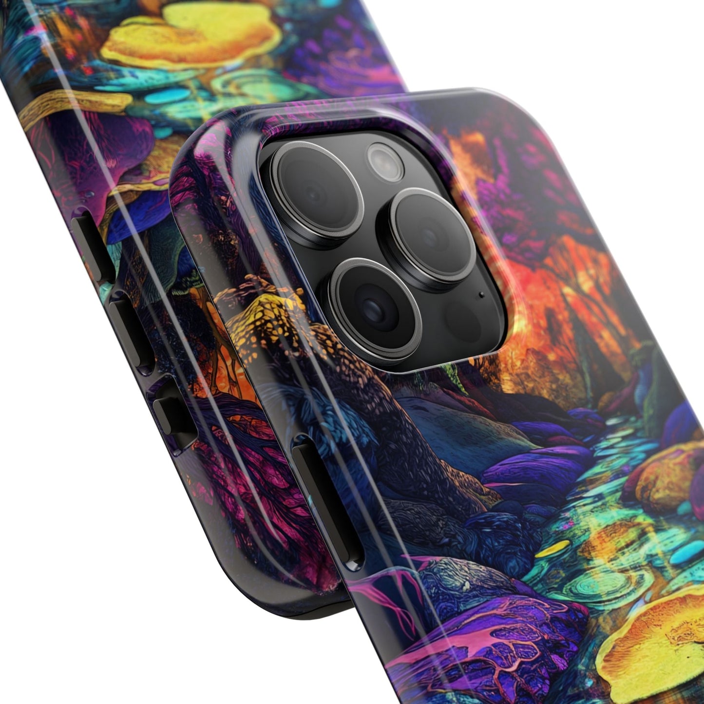 Dreamscape River — Psychedelic Canyon Phone Case - JDG Visual Arts