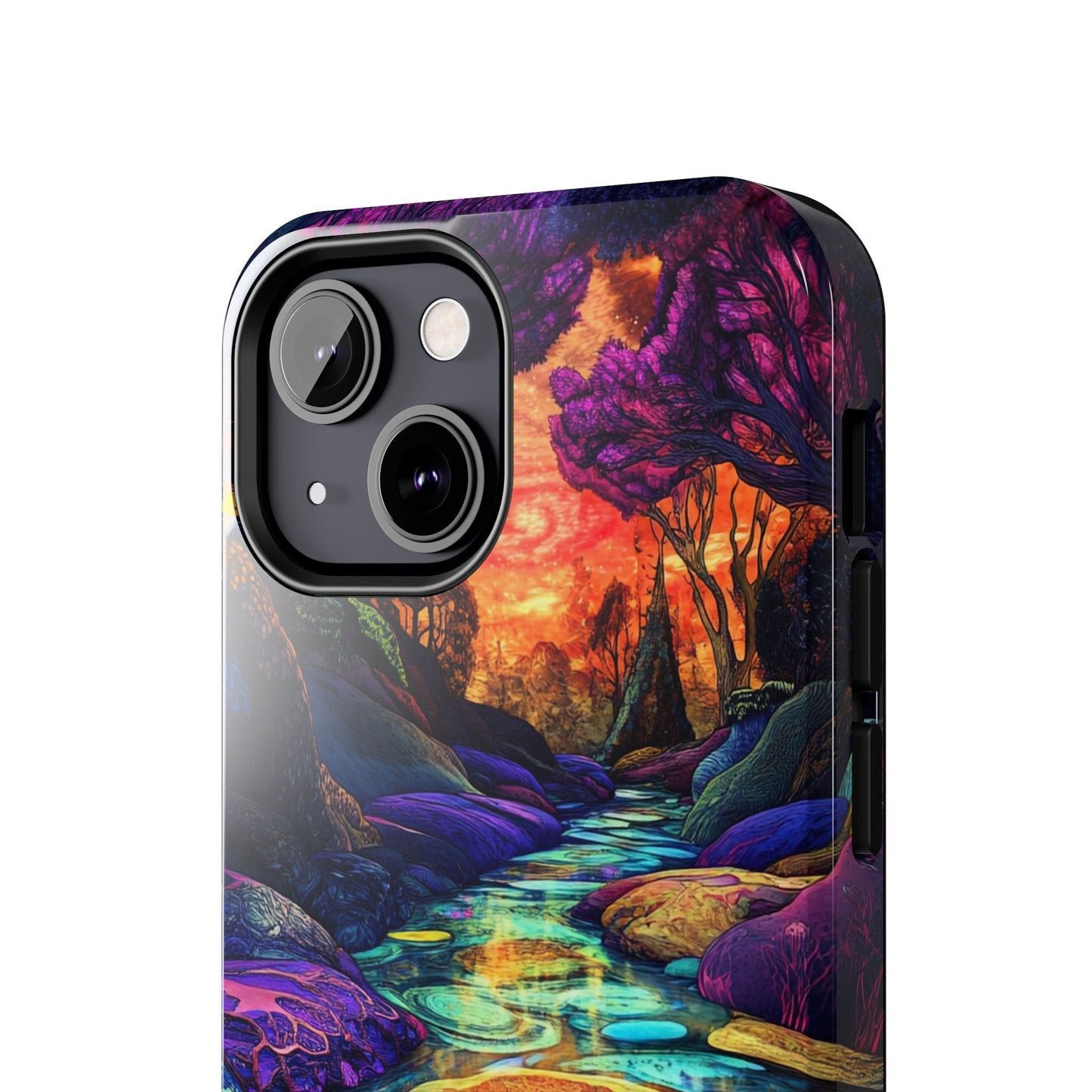Dreamscape River — Psychedelic Canyon Phone Case - JDG Visual Arts