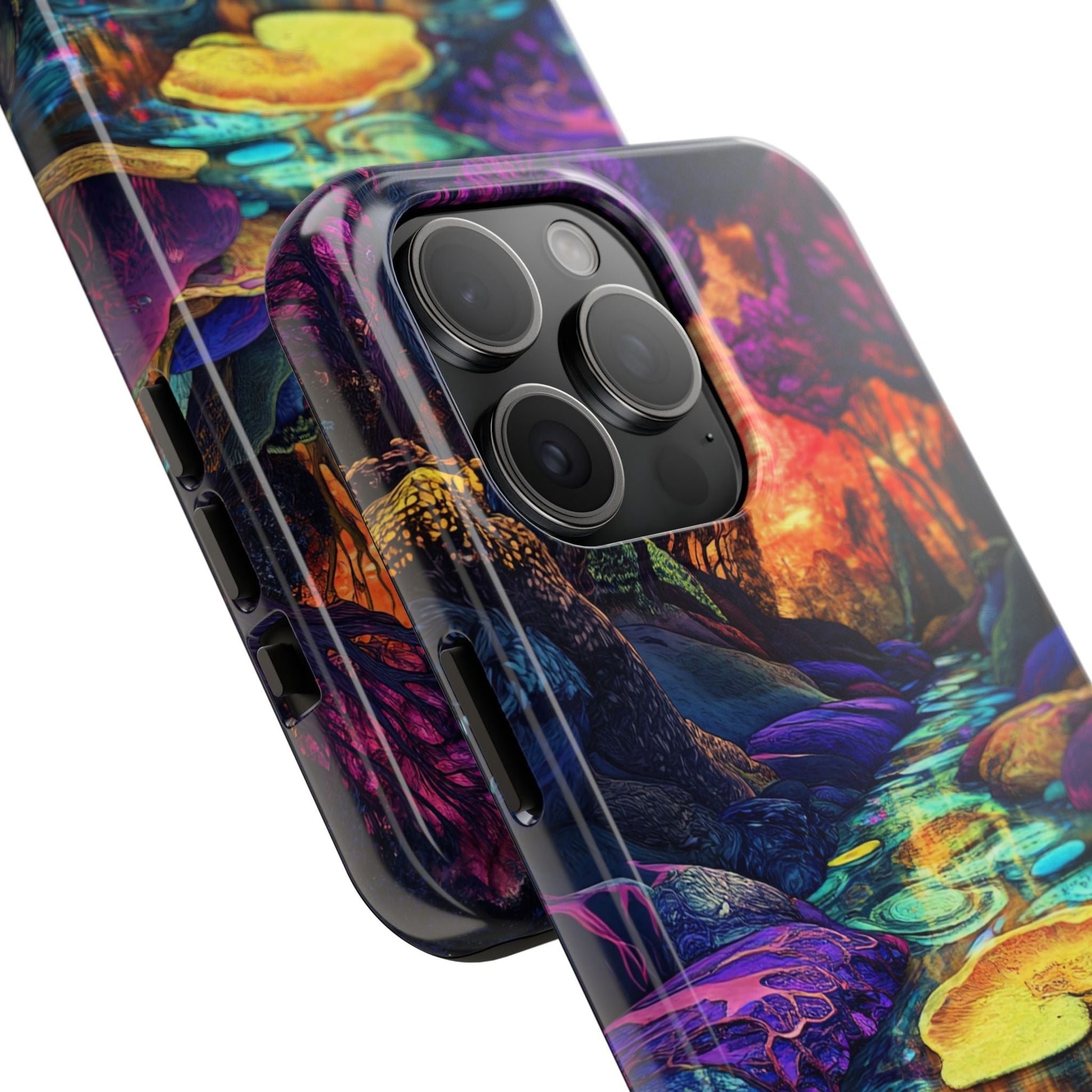 Dreamscape River — Psychedelic Canyon Phone Case - JDG Visual Arts