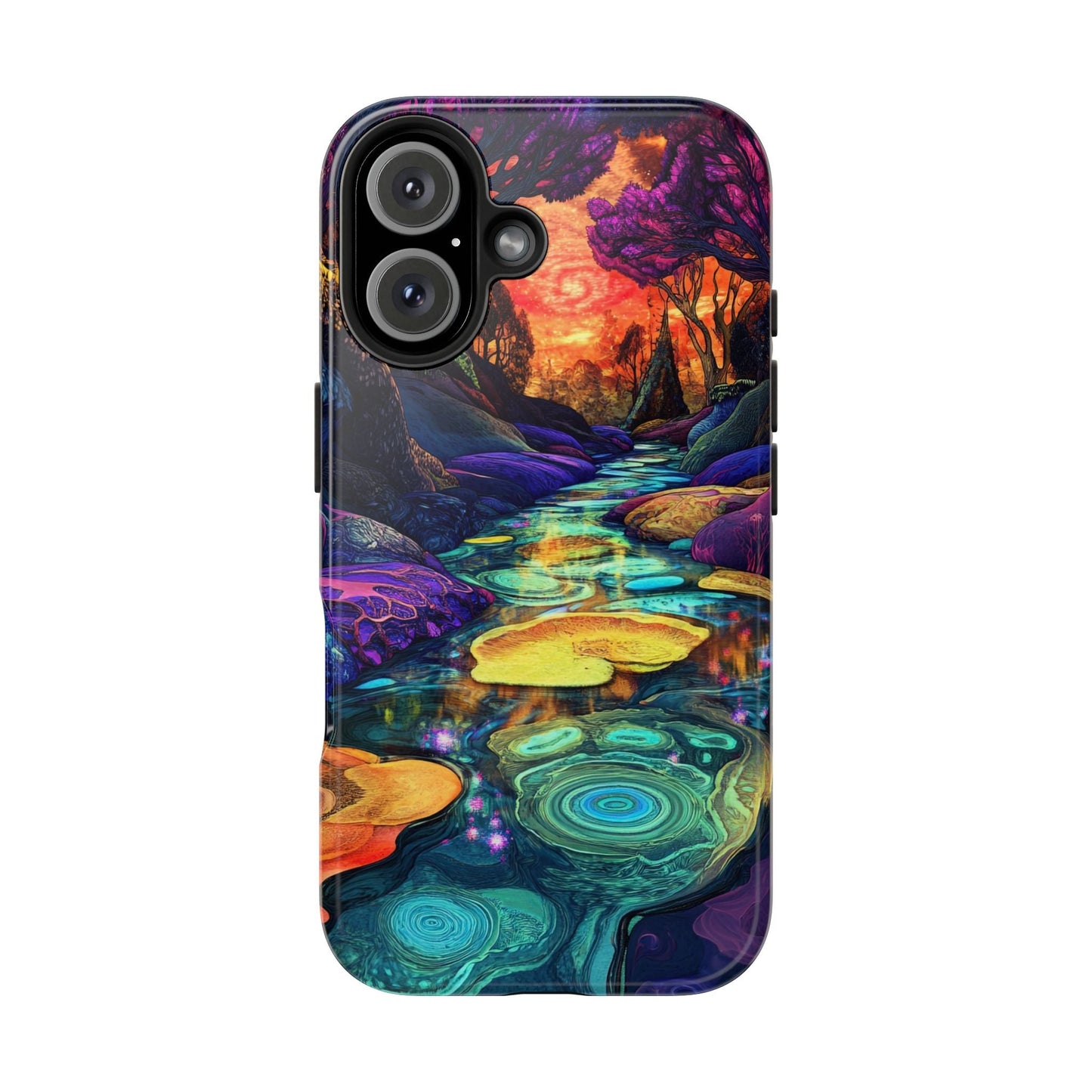 Dreamscape River — Psychedelic Canyon Phone Case - JG Visual Arts