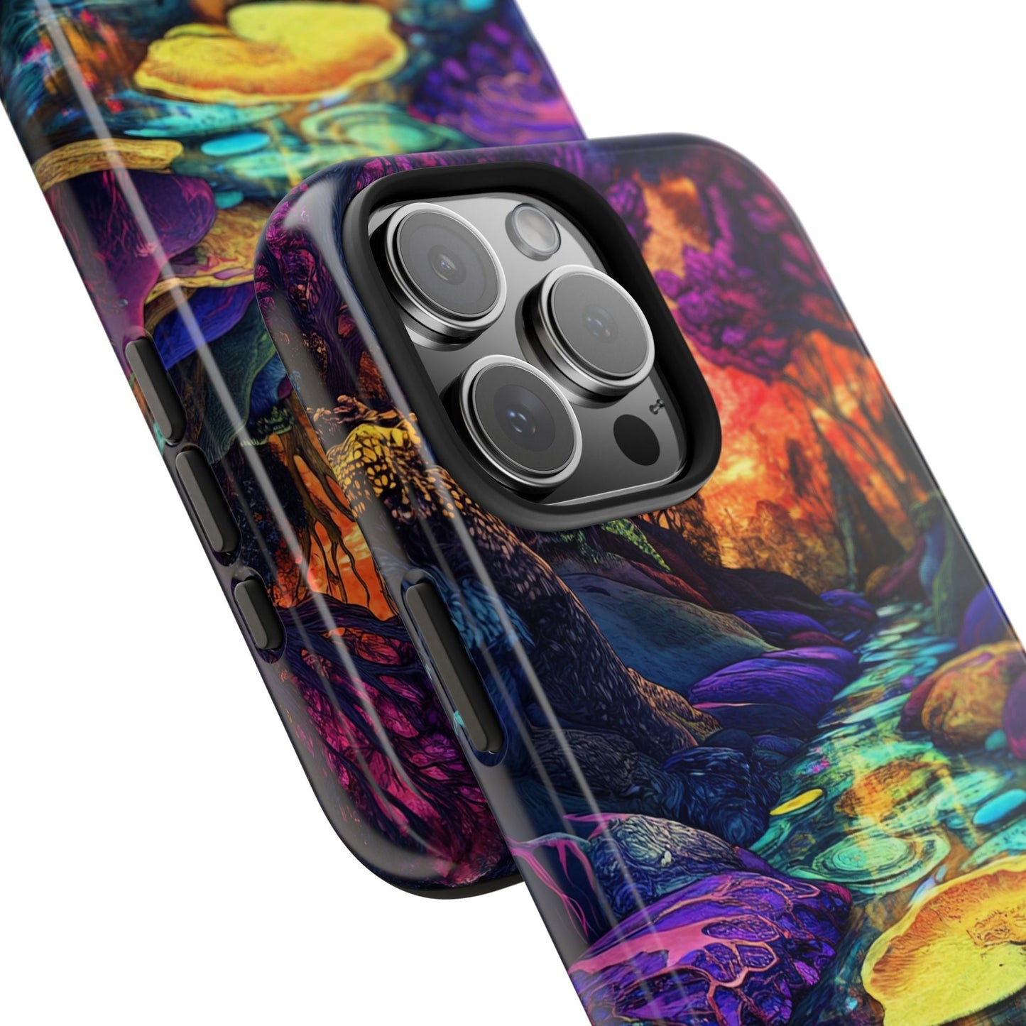 Dreamscape River — Psychedelic Canyon Phone Case - JDG Visual Arts