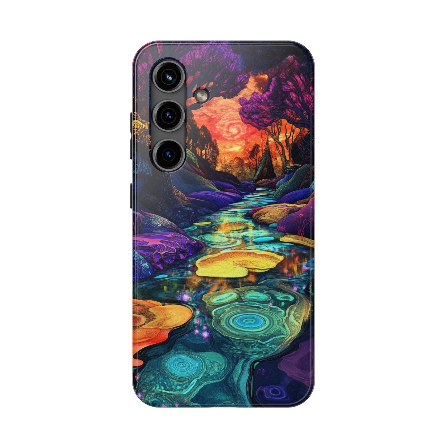 Dreamscape River — Psychedelic Canyon Phone Case - JG Visual Arts