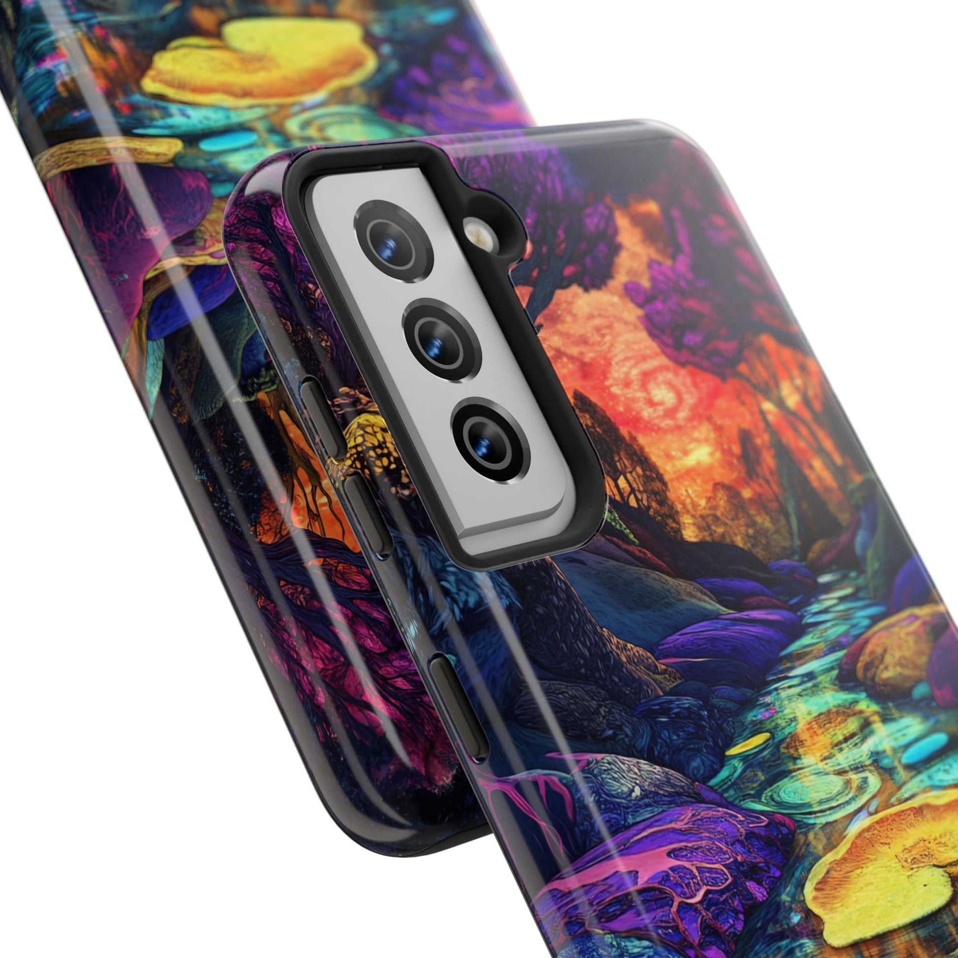 Dreamscape River — Psychedelic Canyon Phone Case - JDG Visual Arts