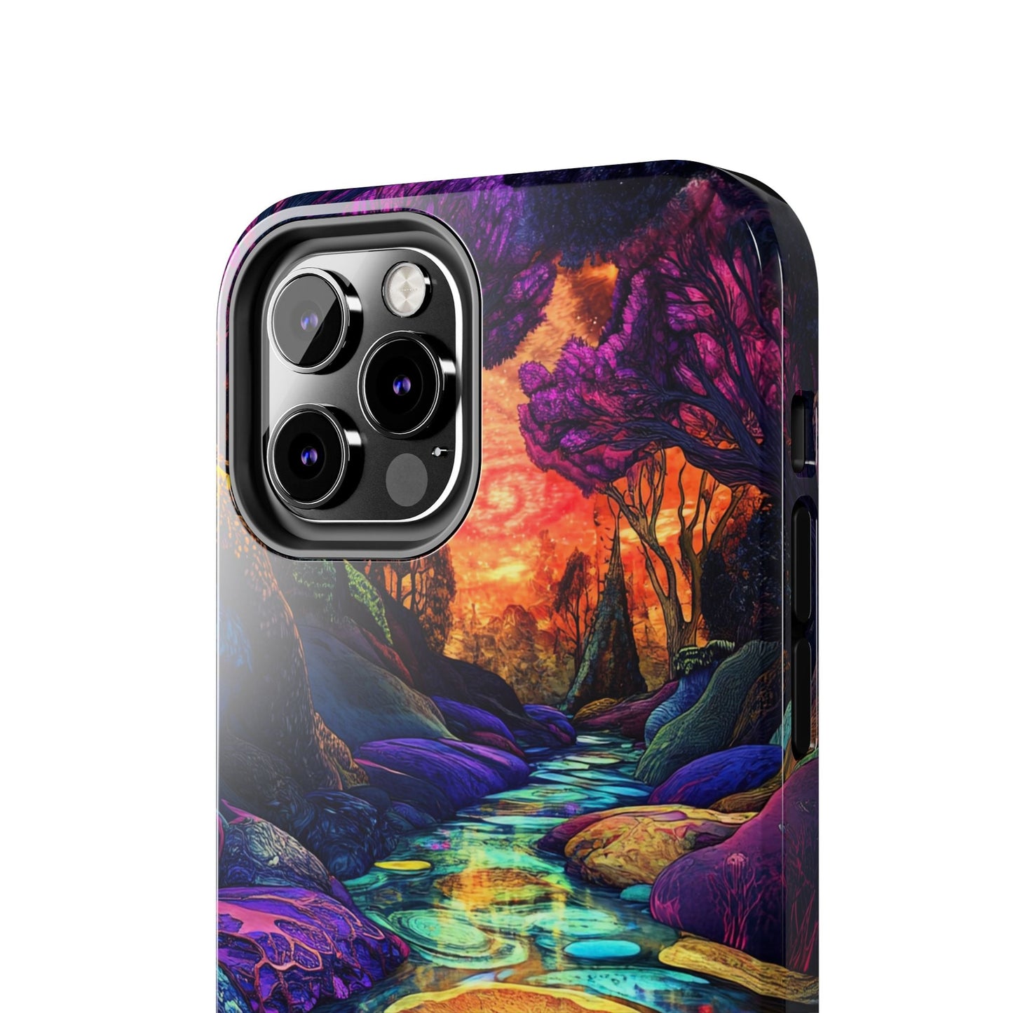 Dreamscape River — Psychedelic Canyon Phone Case - JDG Visual Arts