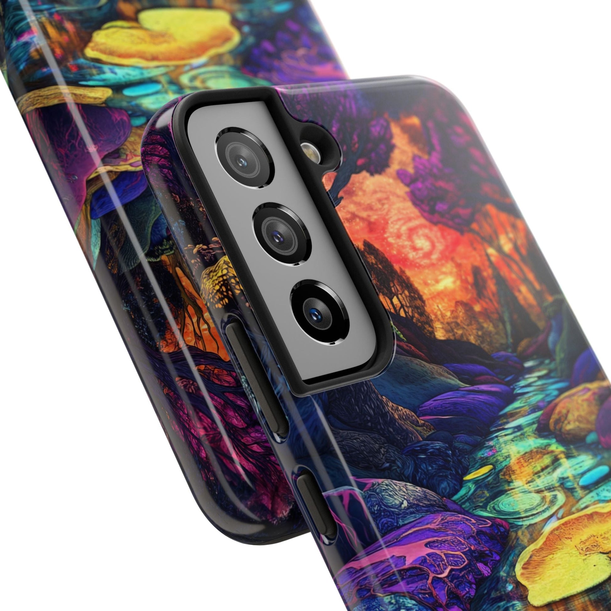 Dreamscape River — Psychedelic Canyon Phone Case - JDG Visual Arts