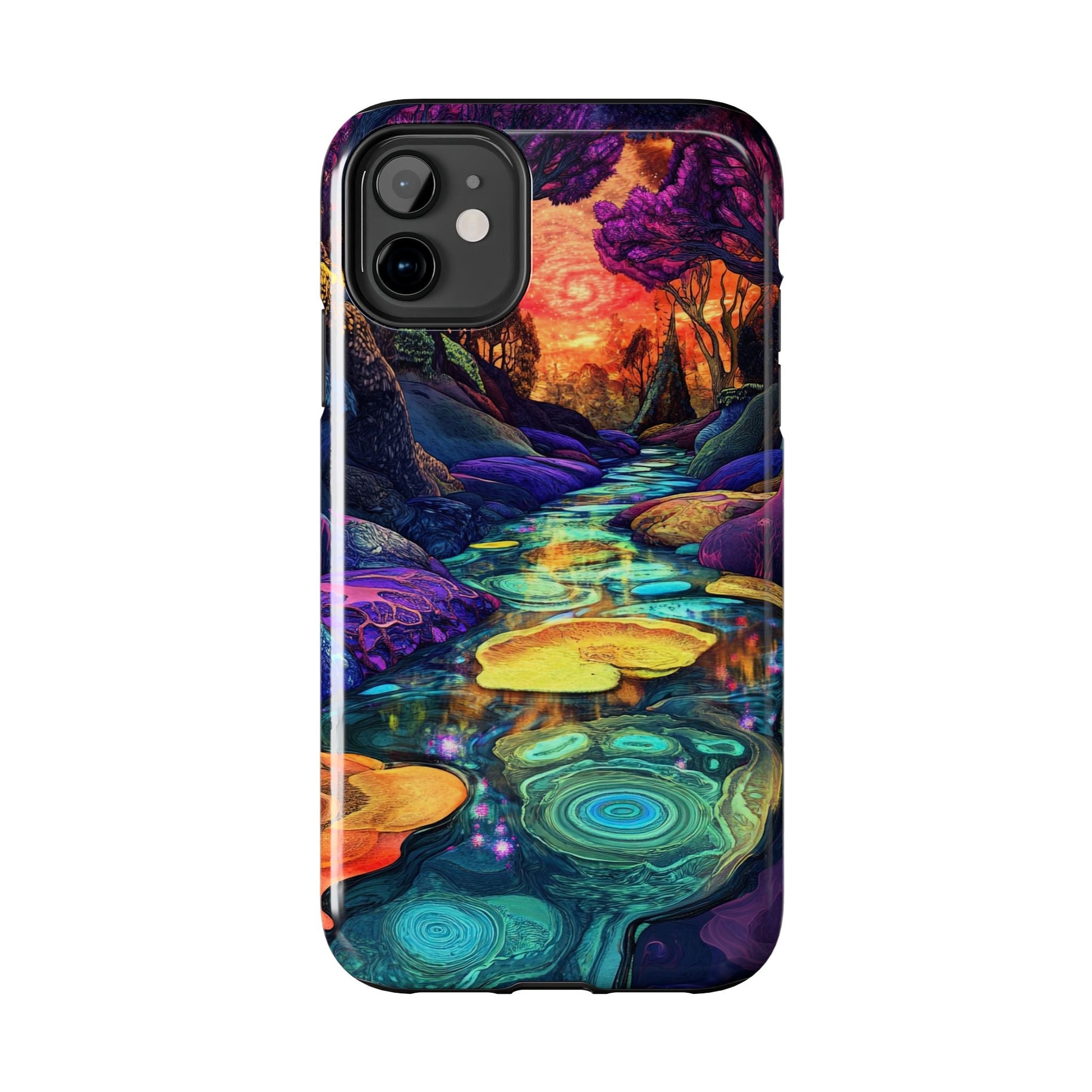 Dreamscape River — Psychedelic Canyon Phone Case - JG Visual Arts