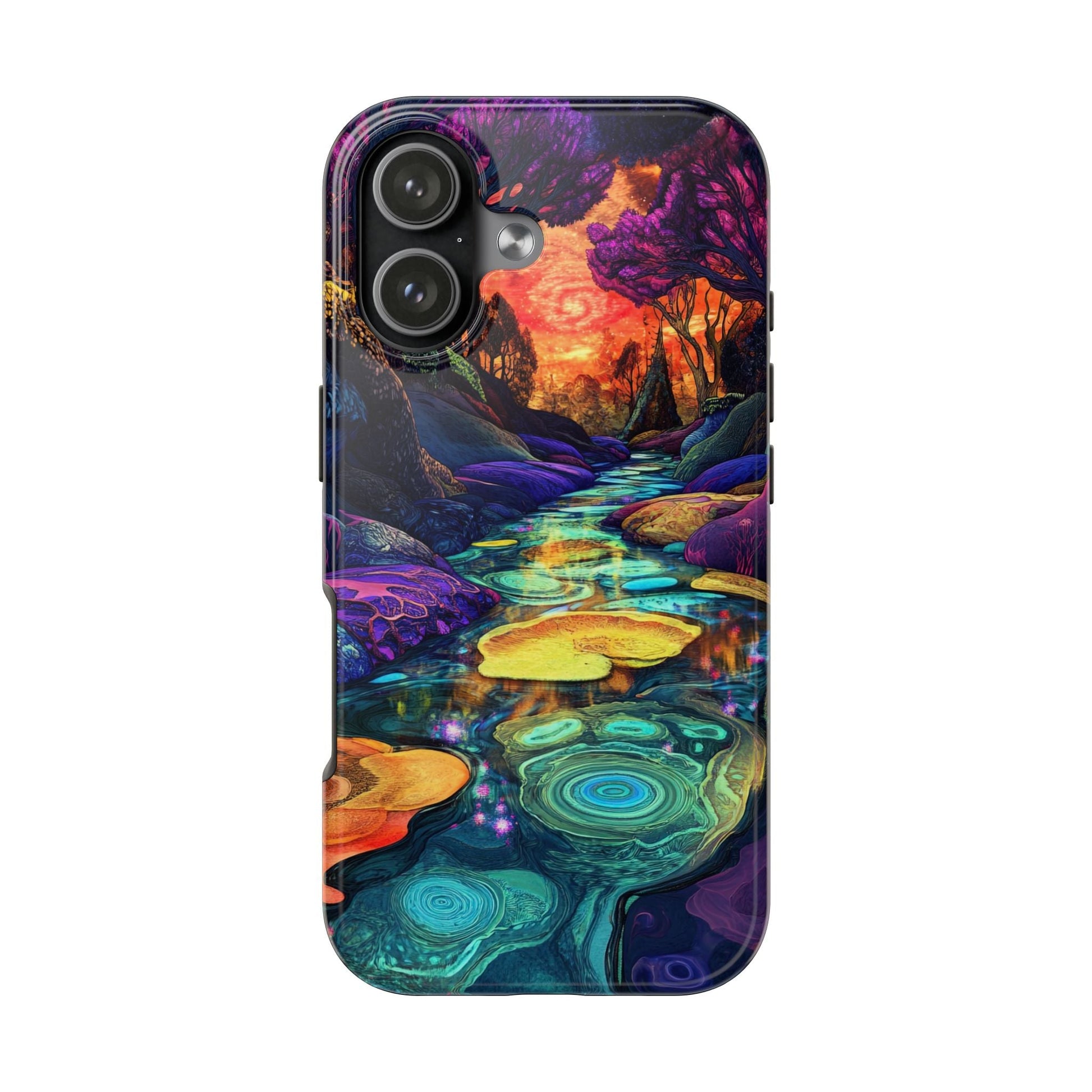 Dreamscape River — Psychedelic Canyon Phone Case - JG Visual Arts