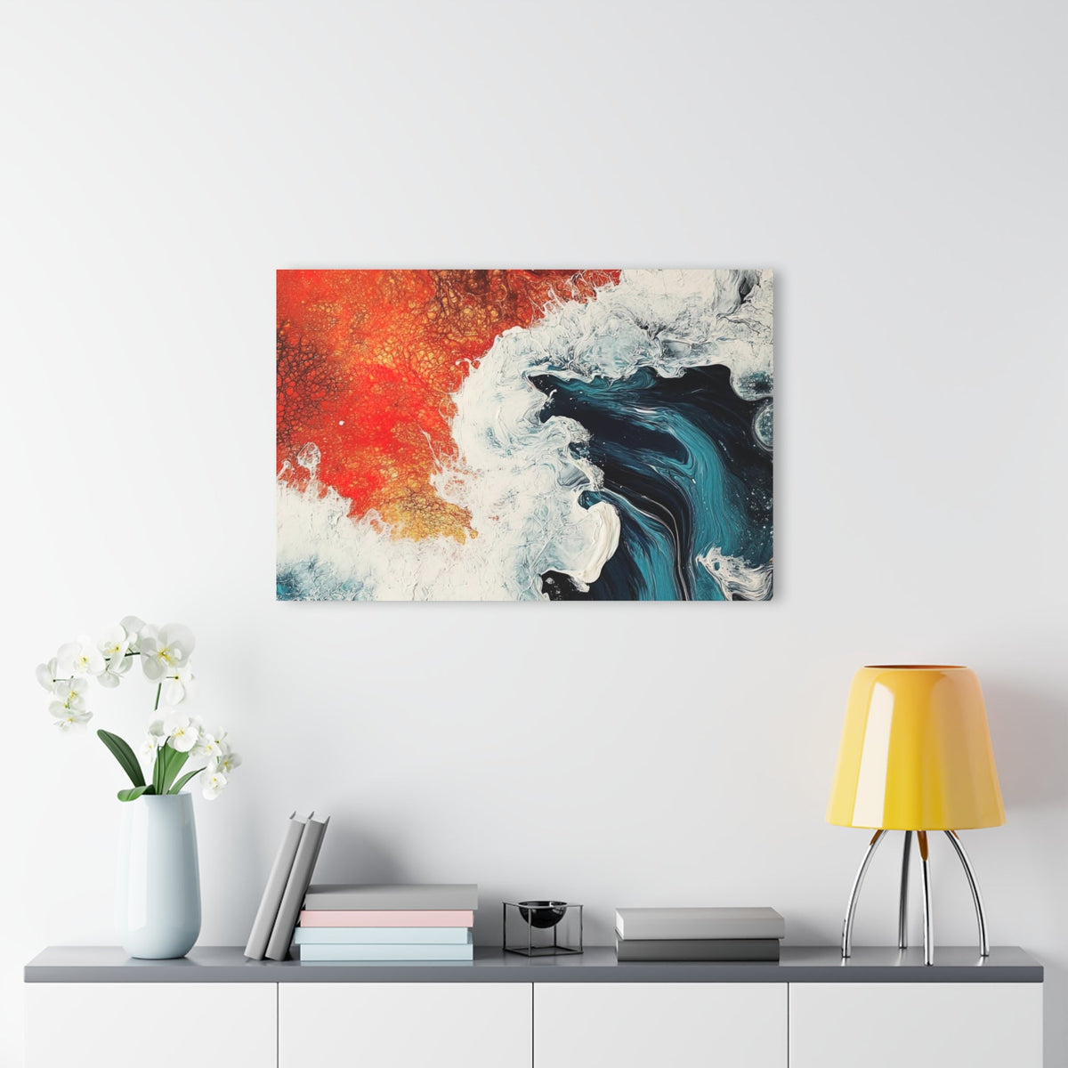 Ember Tide Acrylic Print - JG Visual Arts