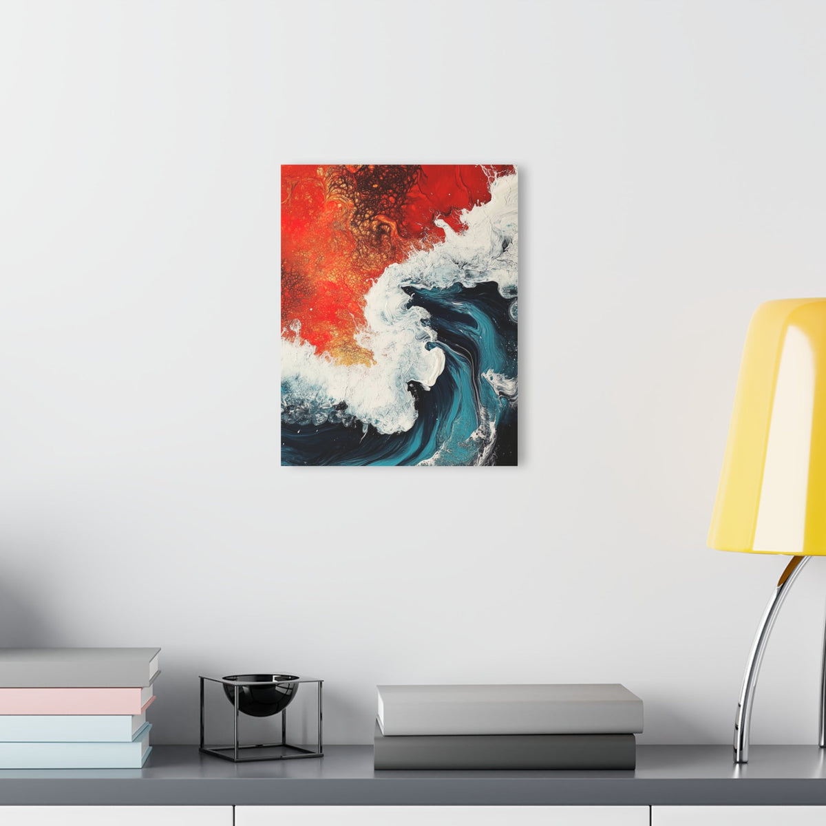 Ember Tide Acrylic Print - JG Visual Arts
