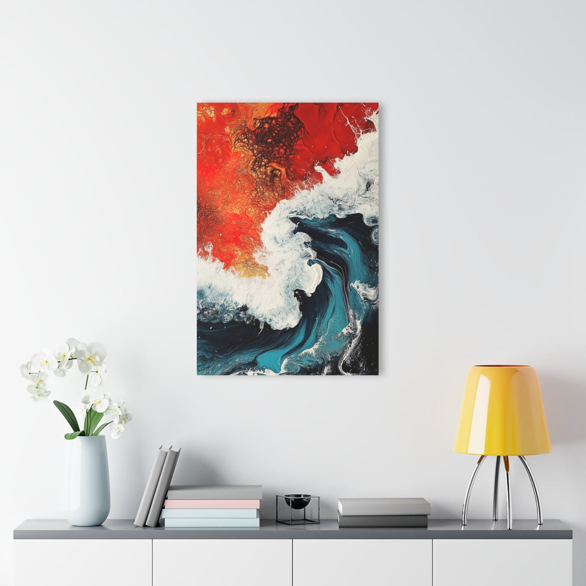 Ember Tide Acrylic Print - JG Visual Arts